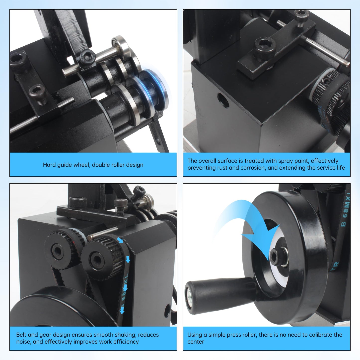 RATTMMOTOR HRV60 Mini Punch Grinder, Small Punch Machine CNC Lathe Turning Tool High Precision Needle Grinding Machine for Milling Drilling Machine (Accuracy 1μ)