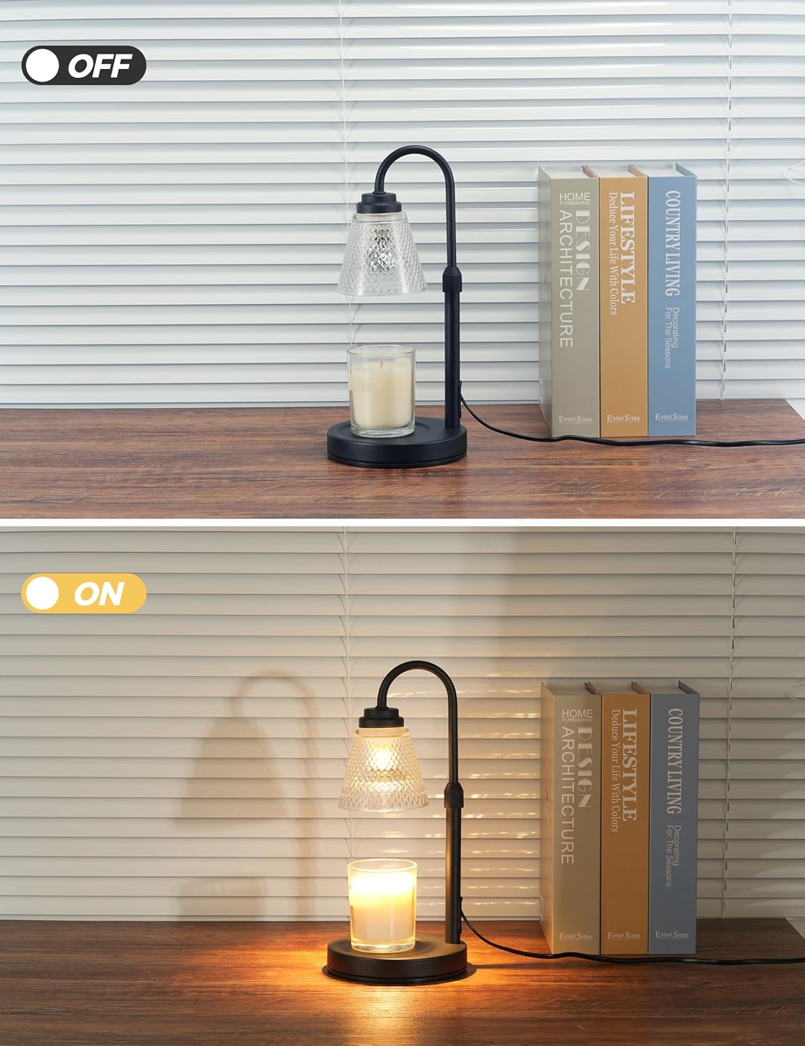 Skiennix Candle Warmer Lamp - Timer & Dimmer Feature | Perfect Birthday Gift for Mom, Women & Friends