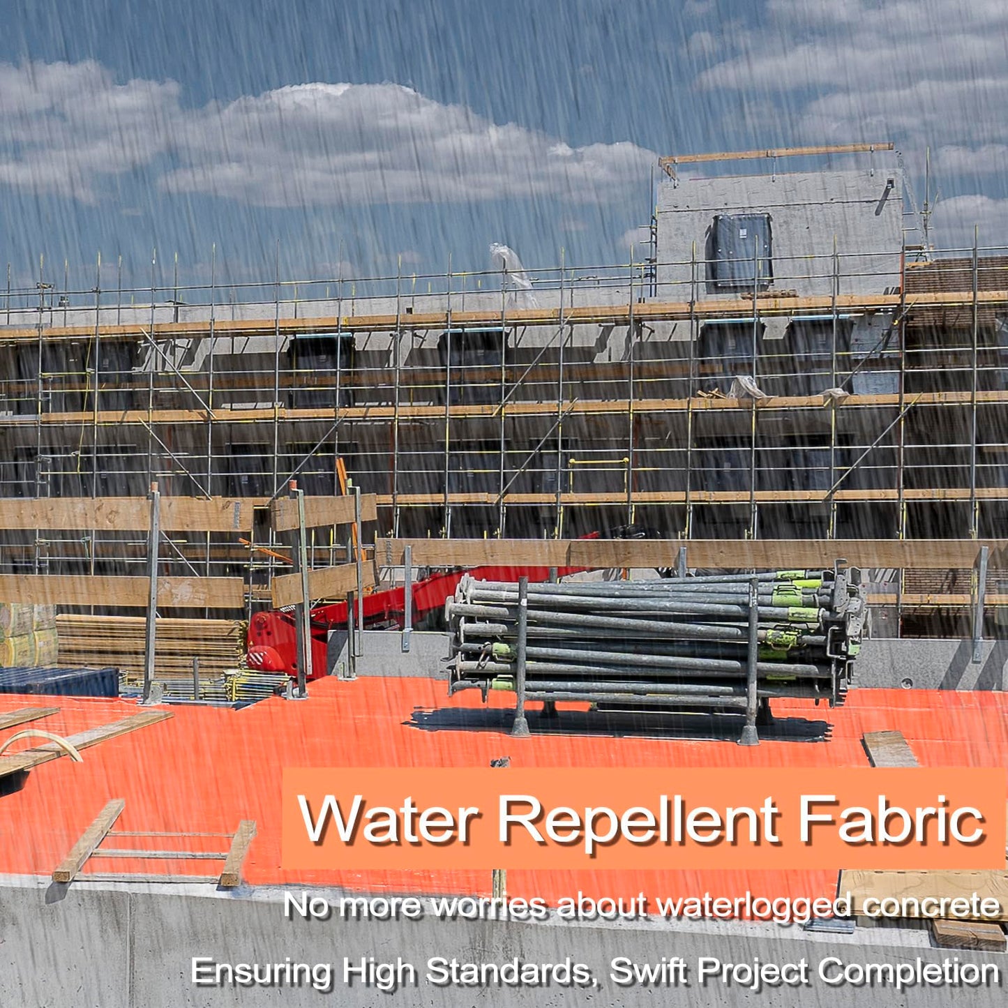 Concrete Curing Blanket,12x24 Feet 1/7 in Thick, Outdoor Winter Insulated Waterproof PE Foam