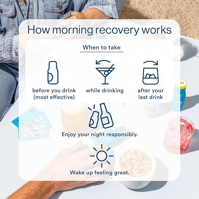 Morning Recovery Electrolyte, Milk Thistle Drink Proprietary Formulation to Hydrate While Drinking, Highly Soluble Liquid DHM, Non GMO, Vegan, Gluten-Free, Orange Mango, Pack of 12