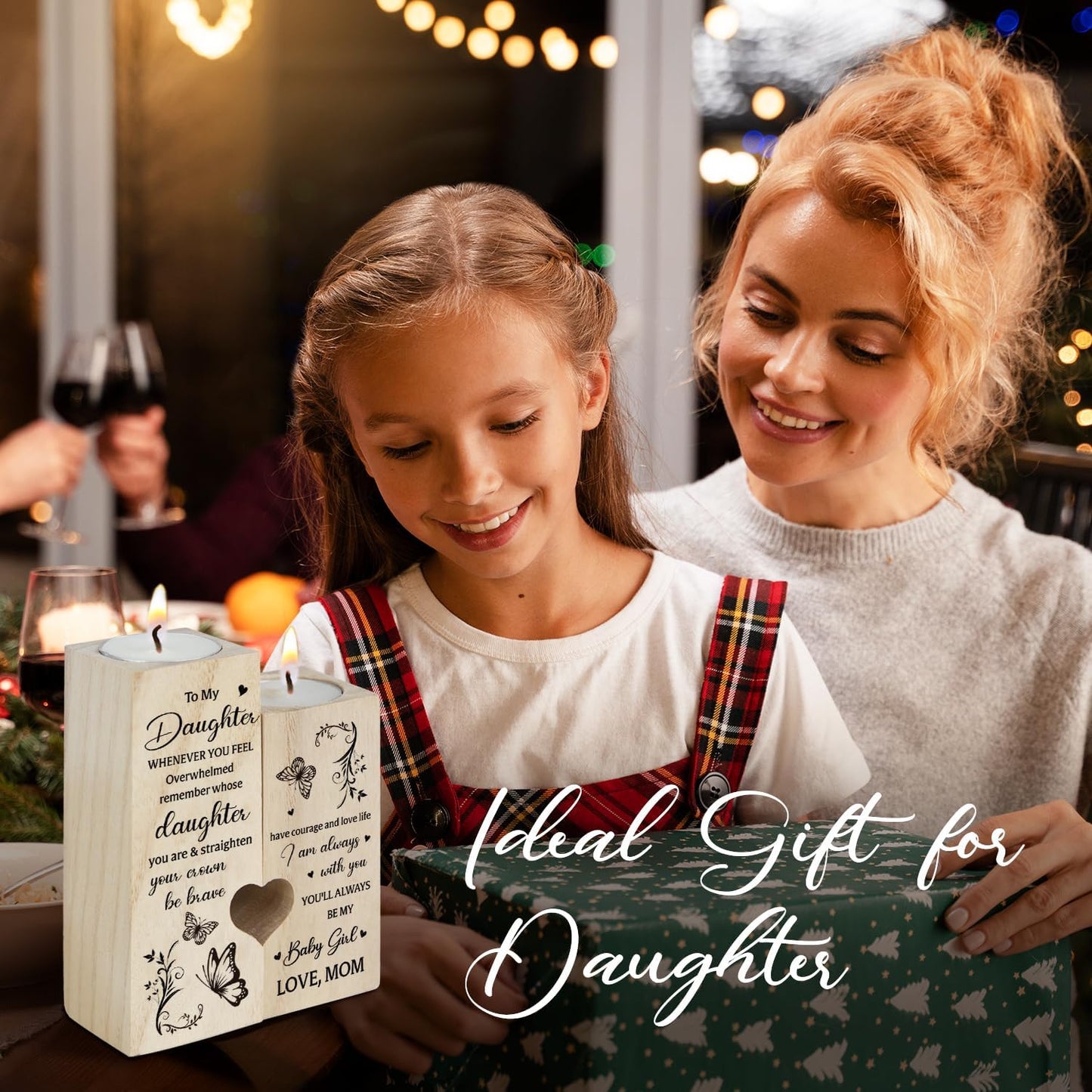 SteadStyle Candle Holders - Heartfelt Gifts for Daughters | Perfect for Mother's Day, Birthdays, & Graduations