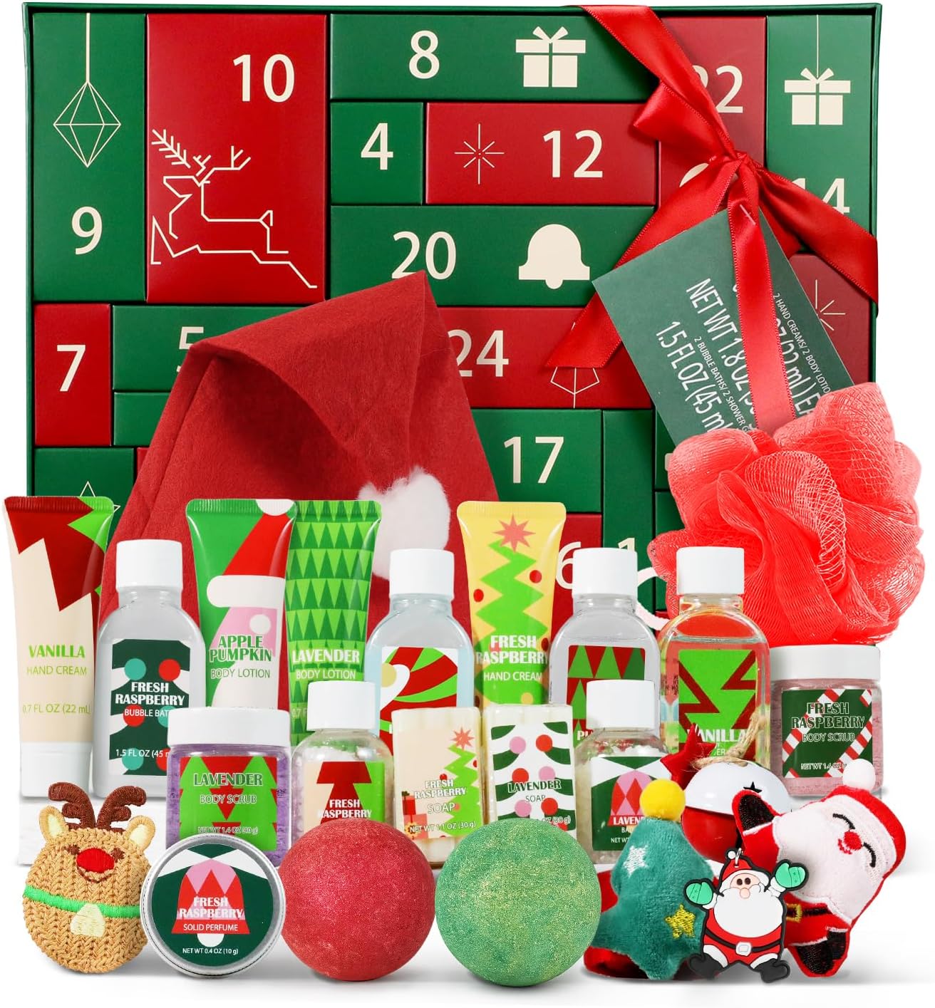 Advent Skincare Calendar 2025 - 24-Day Beauty Countdown for Women | Perfect Holiday Gift Set