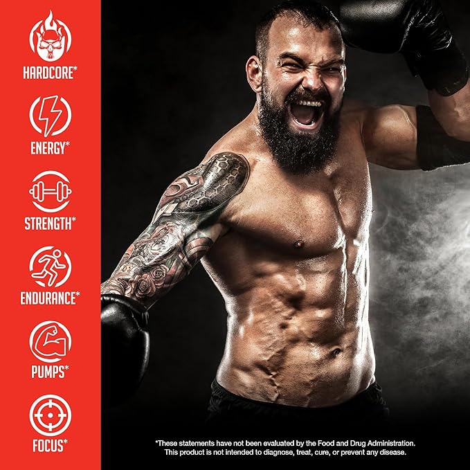 JNX SPORTS The Shadow! 350mg of Caffeine Hard Core Preworkout - Watermelon 30 Servings | Electric Energy, Mental Focus & Superhuman Strength for Men & Women
