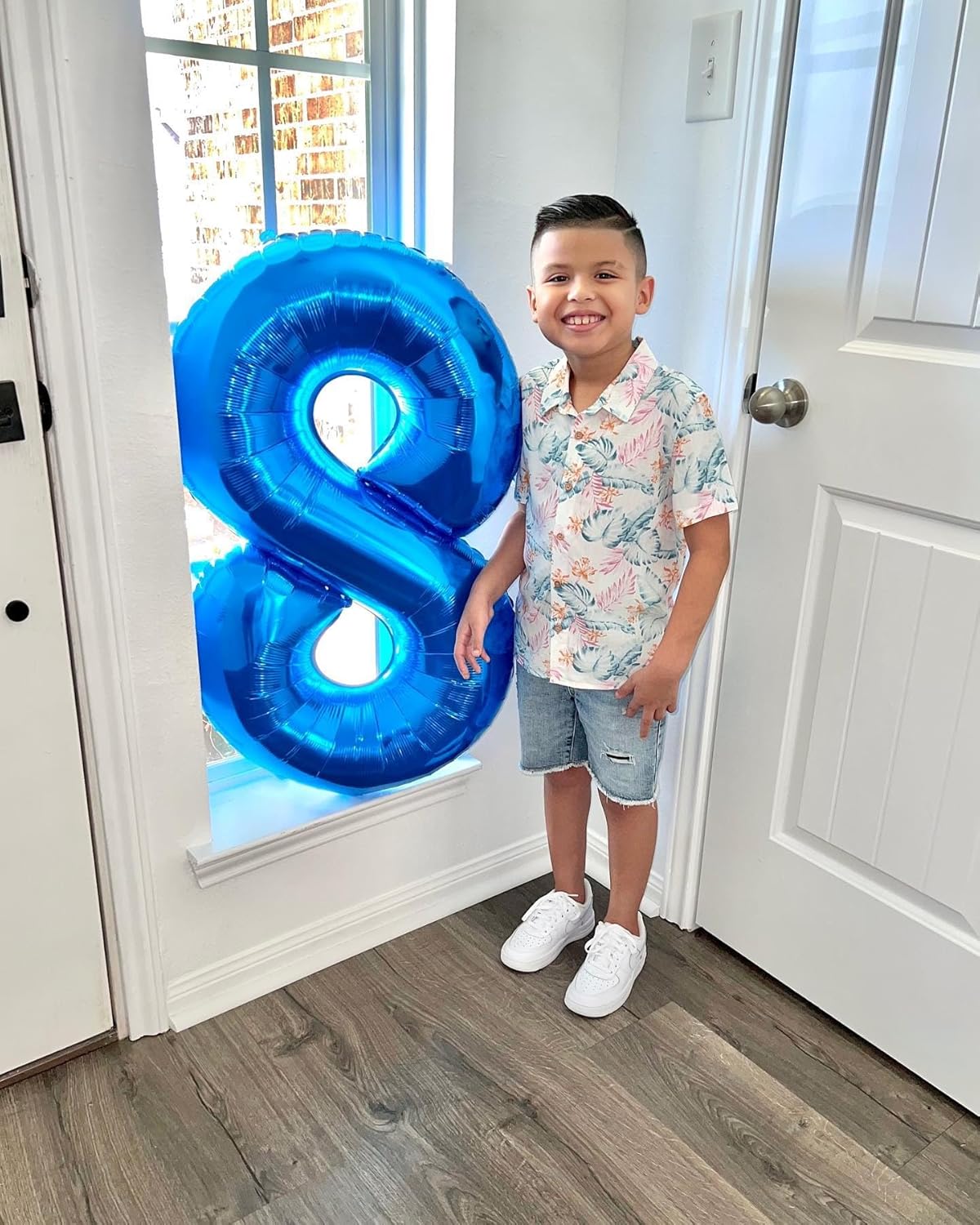 Number 80 Balloon - 40 Inch Navy Blue Birthday Decoration for 80th Celebration | Perfect for Men & Women