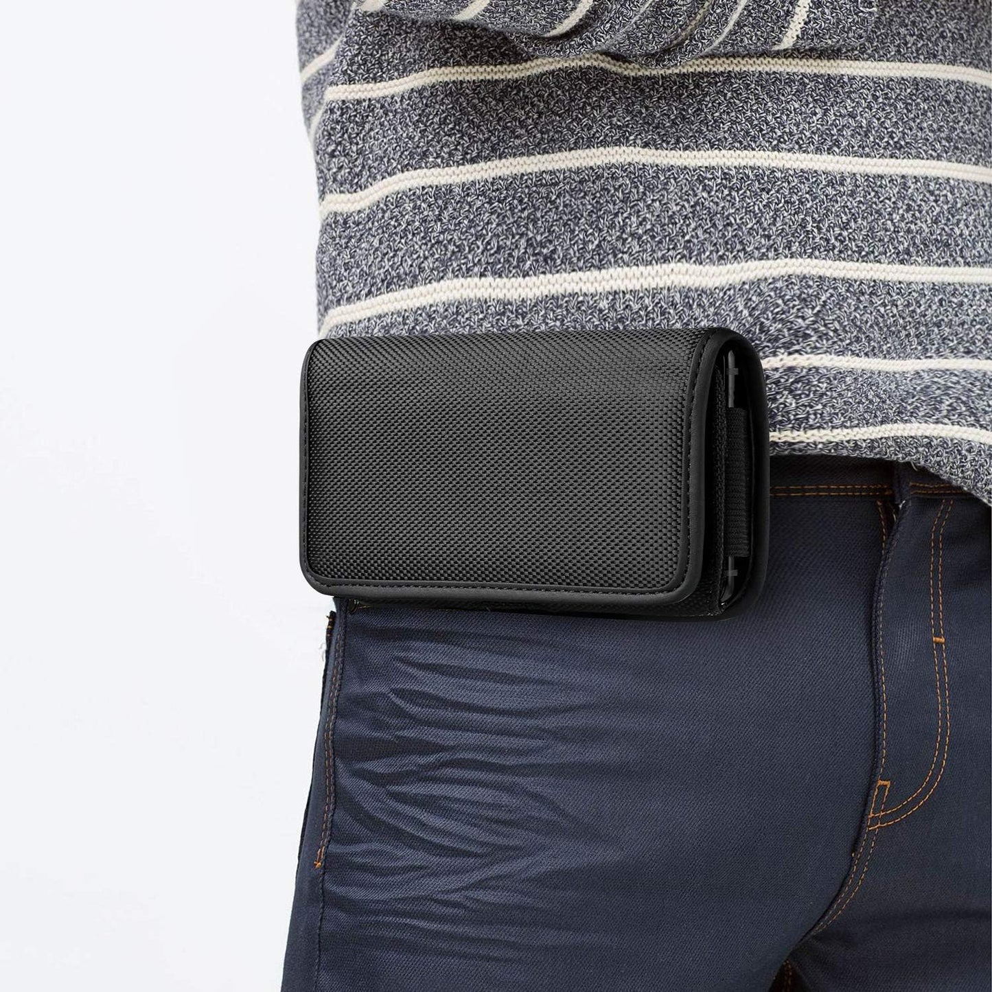 Ranyi MP3 G1 G3 G5 Y1 M3 A02 M4S MP3 Player Holster Case, Protection Nylon Pouch Holster with Belt Loop Clip Carrying