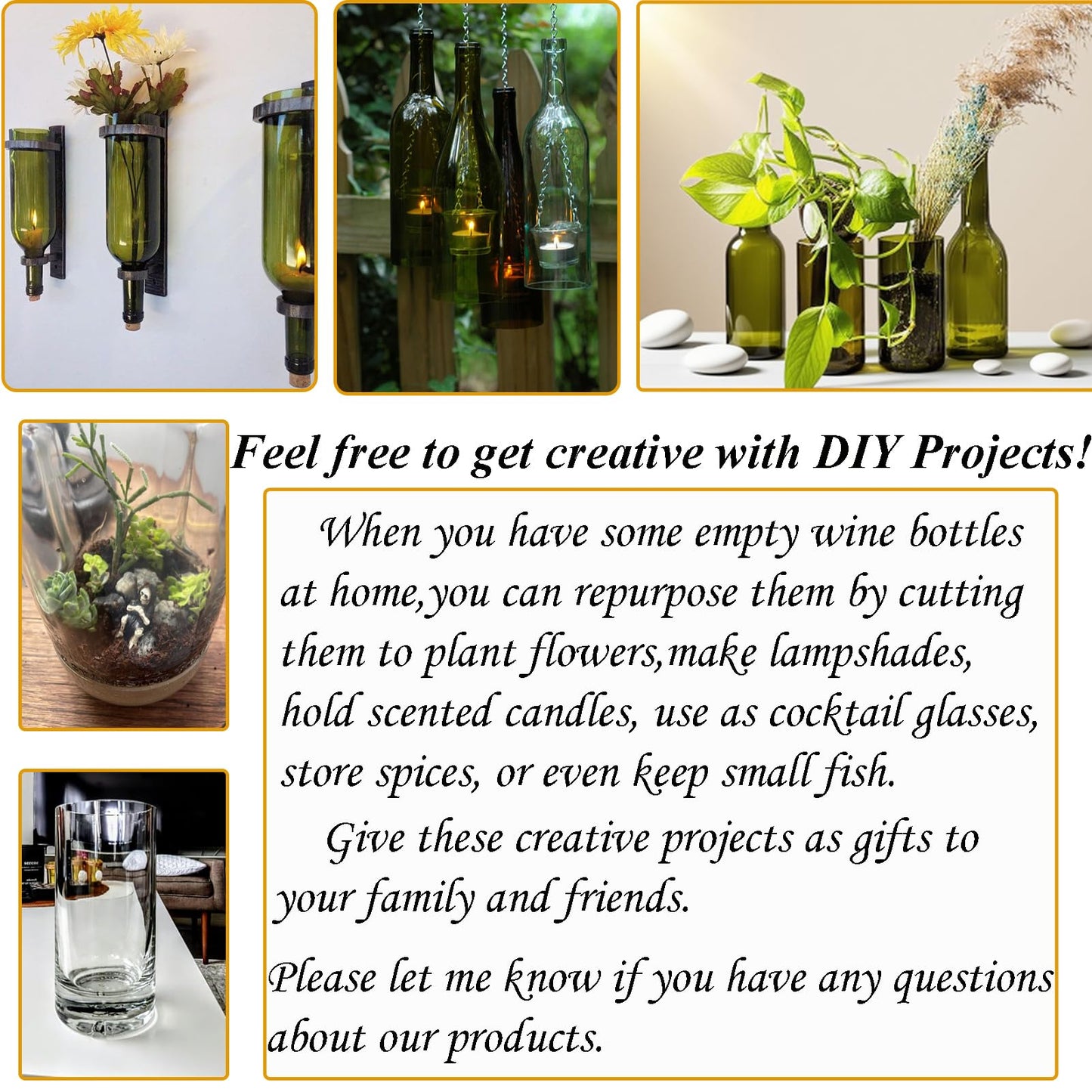 Electric Bottle Cutter, DIY Machine for Cutting Wine, Beer, Liquor, Whiskey, Alcohol, Champagne, Materials Cutter Trim Saw - Rock, Stone, Glass Cutting, Trimming, Sawing Machine