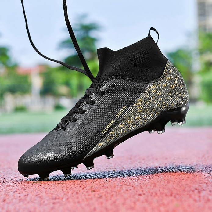 Mens Soccer Shoes Womens Indoor Outdoor Football Cleats Unisex Baseball Turf Shoe Youth Rugby Adult AG FG TF Football Boots Wide Training Sneaker