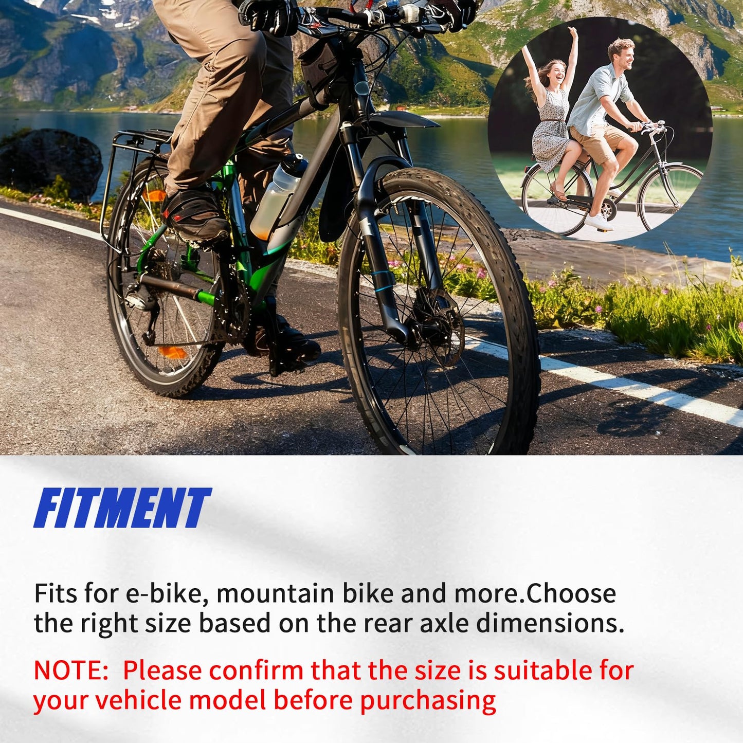 PSLER 2PCS Bike Rear Pedals - Aluminium Non-Slip Ebike Foot Pegs for Passenger, Universal Motorcycle Bicycle Folding Foot Pedal, Fit for E-Bike, Mountain Bike, 15mm U-Shaped Slot Opening