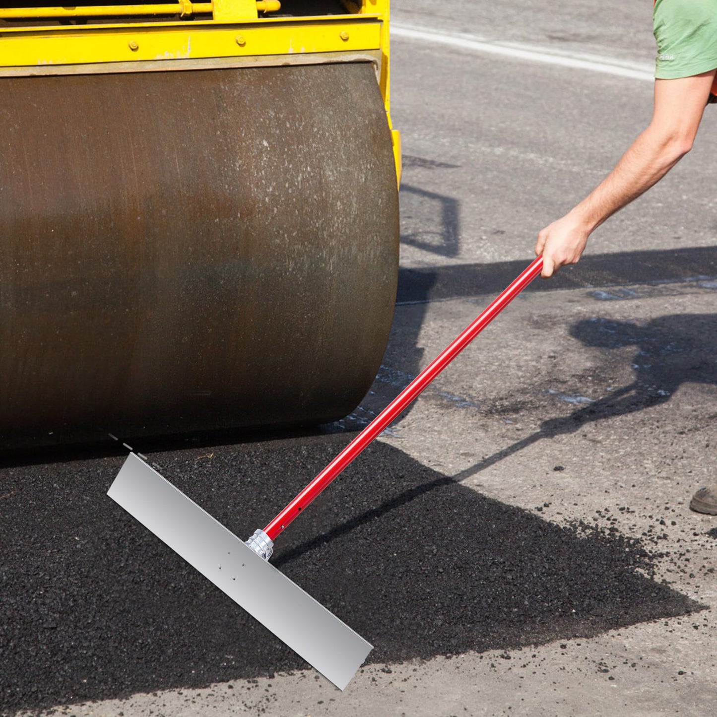48 x 8 Inch Bull Float for Concrete,Magnesium Alloy Concrete Float with Adjustable Bracket & 4 Handles, Professional Cement Screeding and Finishing Tool Kit for Driveways, Construction Sites