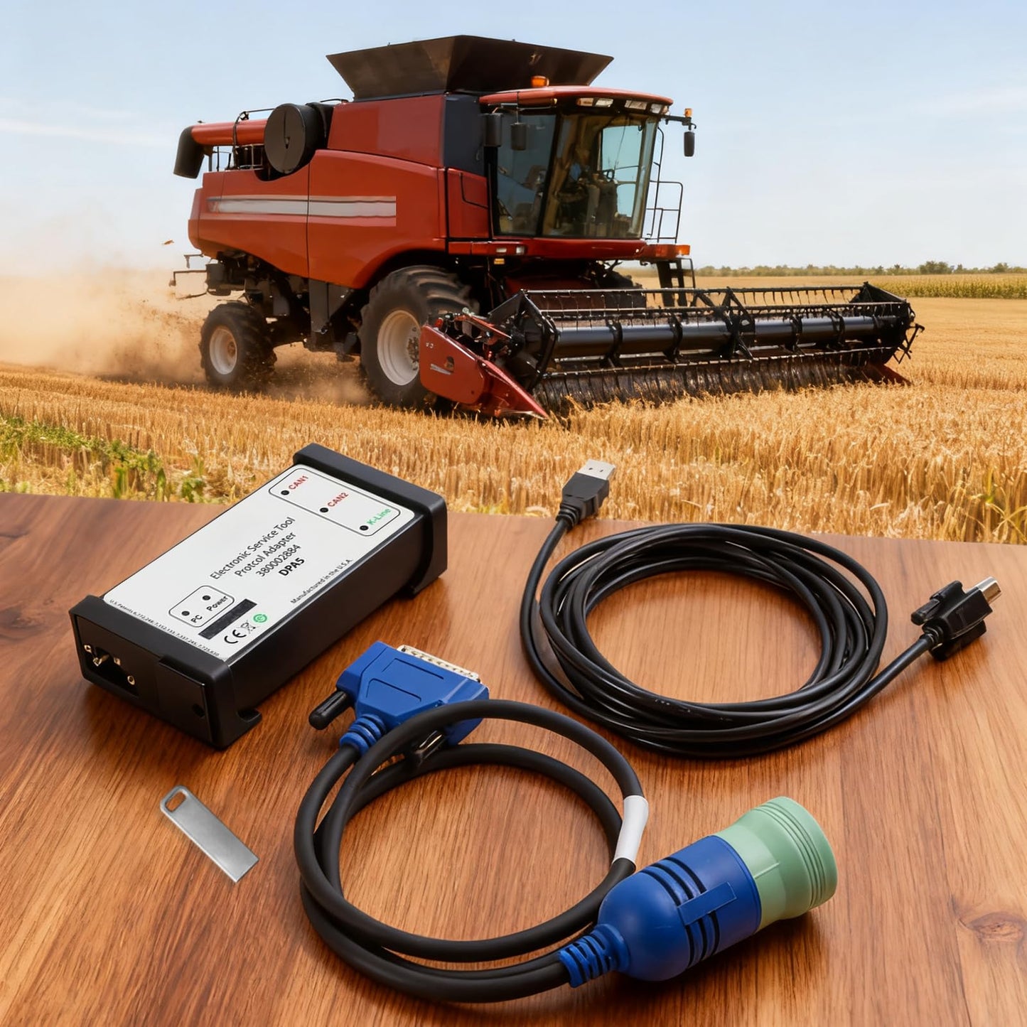 380002884 ESTV8.6 DPA5 Diagnostic Tool Kit/Dearborn Protocol Adapter 5 - fits forNew Holland Electronic Service Tools for Tractor Truck Loader Excavator