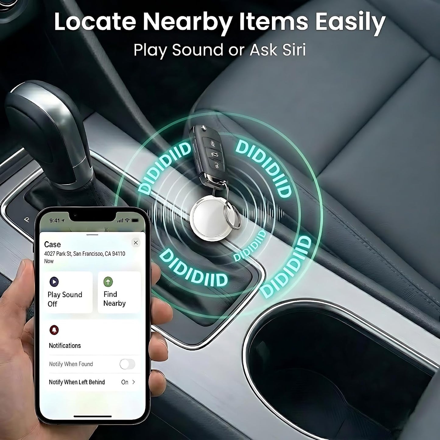AMZSMT 2 Pack GPS Tracker for Vehicles with Magnetic Case Global Real-Time Bluetooth Tracking Device for Cars Hidden