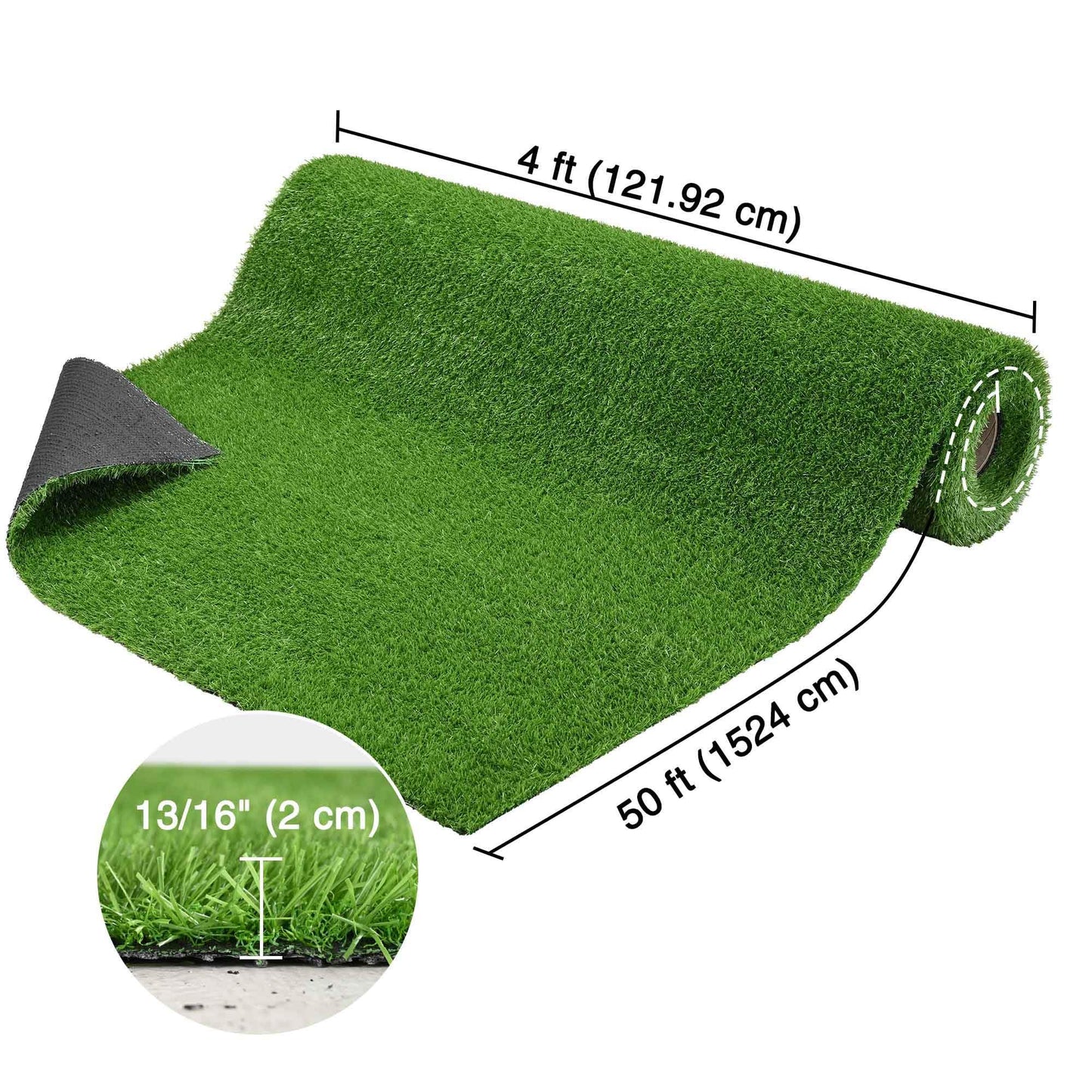 Yescom 200 Sq.Ft Gym Turf for Sled 0.8" H Artificial Grass Rug Exercise Mat Outdoor Indoor Weight Sled Push Pull Sport Training Flooring, 50'x4'