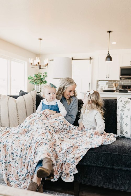 Copper Pearl Jumbo 3-Layer Baby Blanket: Soft Baby Quilts for Boys and Girls | Breathable, Cozy, Toddler Blanket | Baby Quilt for Newborns | 46x46 Premium Polyester/Rayon | Autumn