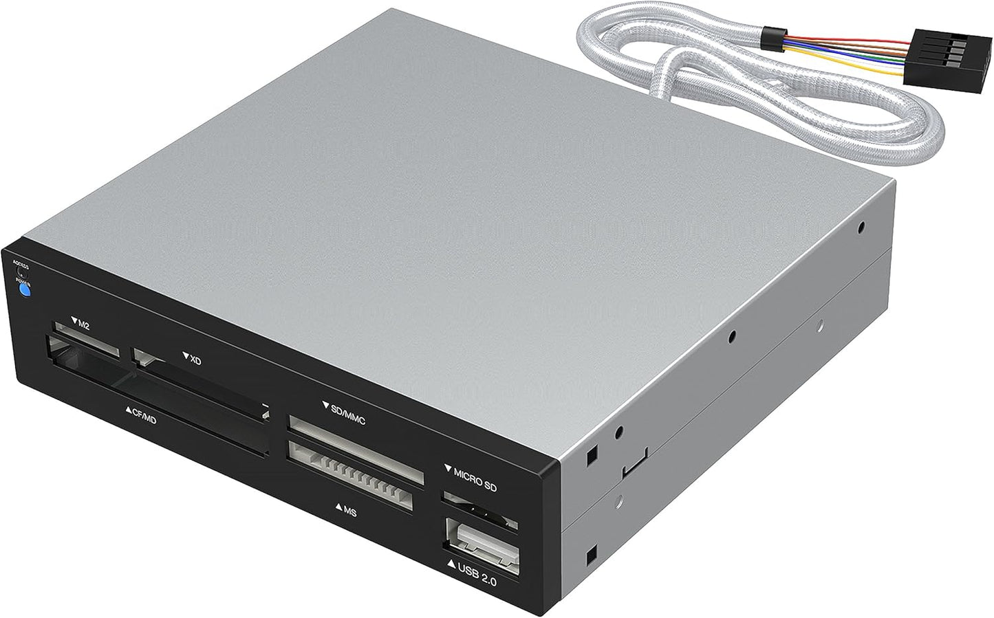 SABRENT 74 1 3.5 Inch in Internal Flash Media Card Reader/Writer with USB Port (CR-USNT)