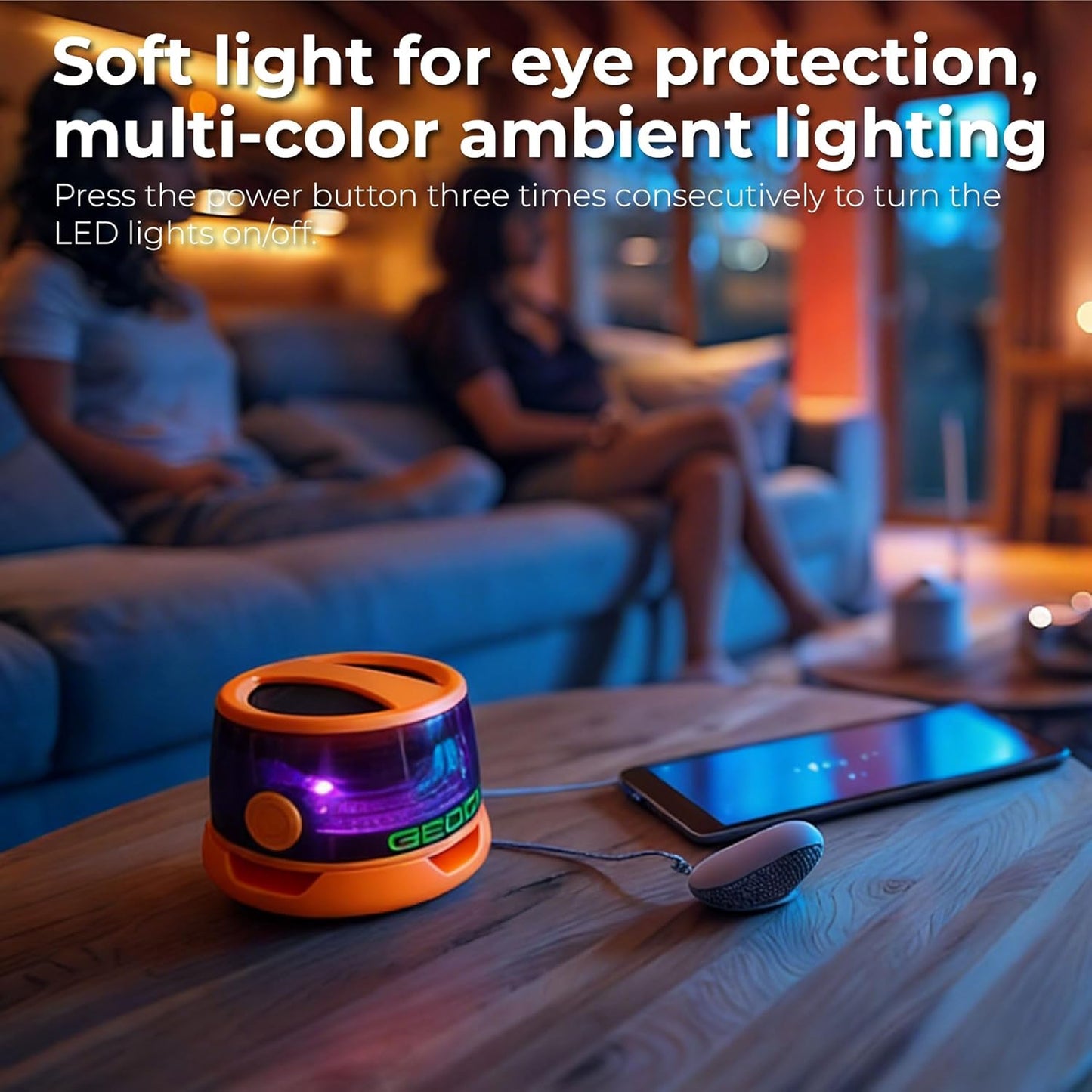 LENOLL G200 IPX4 Magnetic Bluetooth Speaker, Portable Mini Wireless Phone Speaker with Kickstand Function, Waterproof