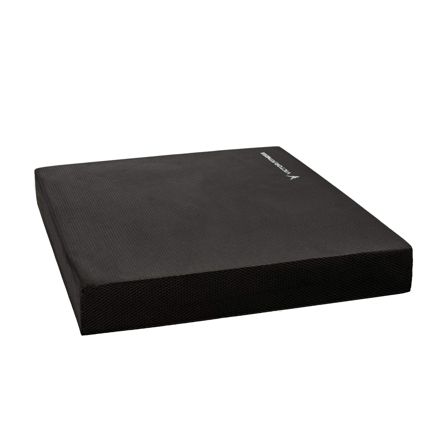 Victor Fitness Black Non-Slip Balance Foam Pad for Stability Training, Yoga, Physical Therapy, Knee, and Lower Back Support - Gym or Office Use
