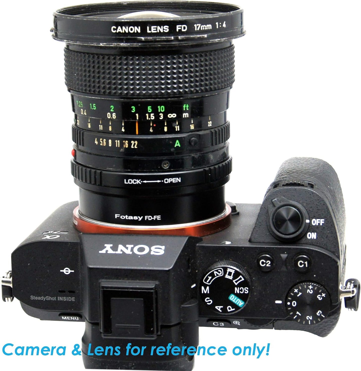 Fotasy a7 a7R a7s a9 a7c 1 a6600 a6500 a6400 a6300 a6100 a6000 a5100 a5000 a3500 ZV-E10 FD Lens to E Mount Adapter