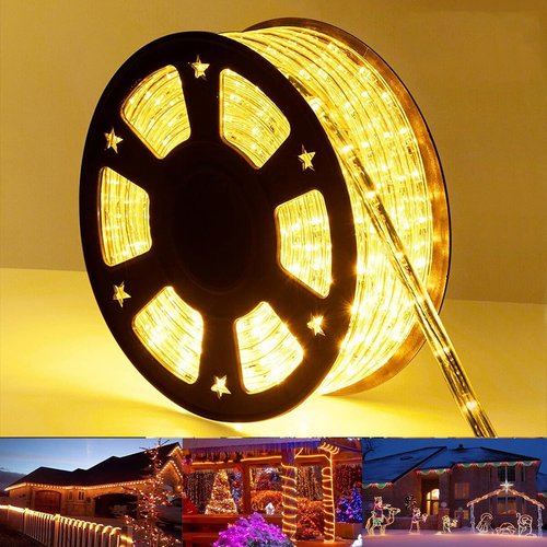 Jnaurb Solar String Lights - 20Ft Warm White LED with 8 Modes | Waterproof for Garden & Patio Decor