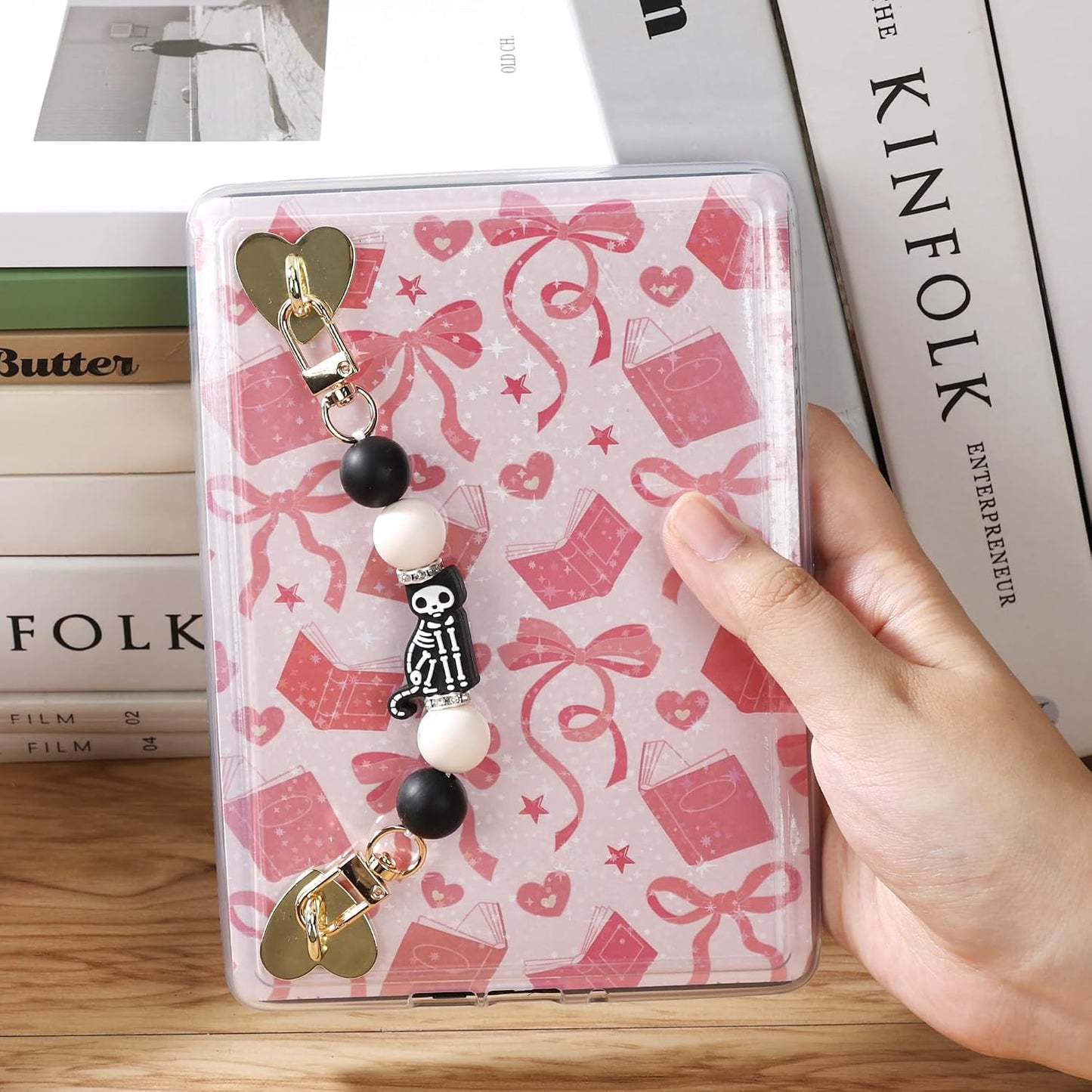 Kindle Hand Strap Chain with Silicone Beads - Perfect Accessory for E-Book Lovers