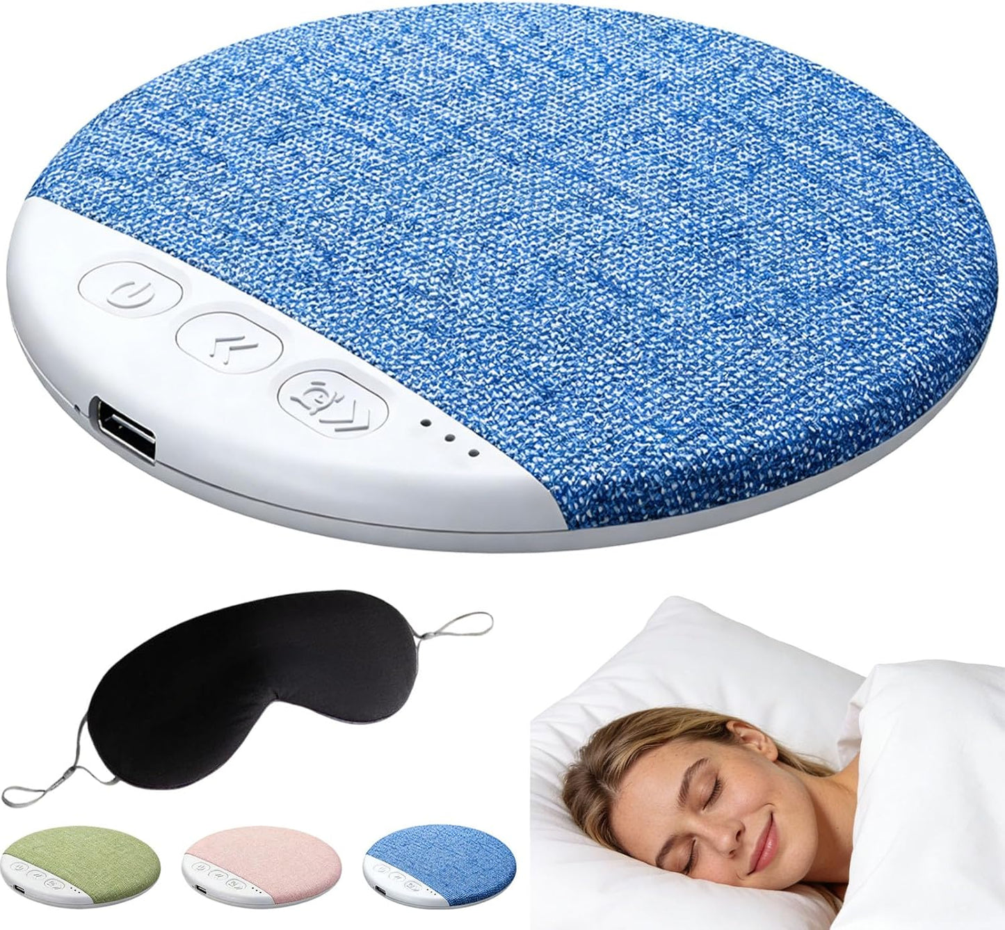 (1Pcs-A) Upgraded Sleep Pillow Speaker, Ultra-Thin Under Pillow Speaker for Men Women, Ultra Thin Pillow Speakers