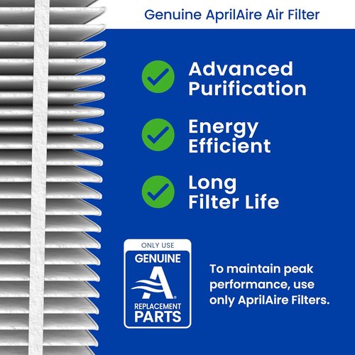 AprilAire 213 Replacement Filter - MERV 13 Air Filter for Whole House Purifiers | 20x25x4 (Single Pack)