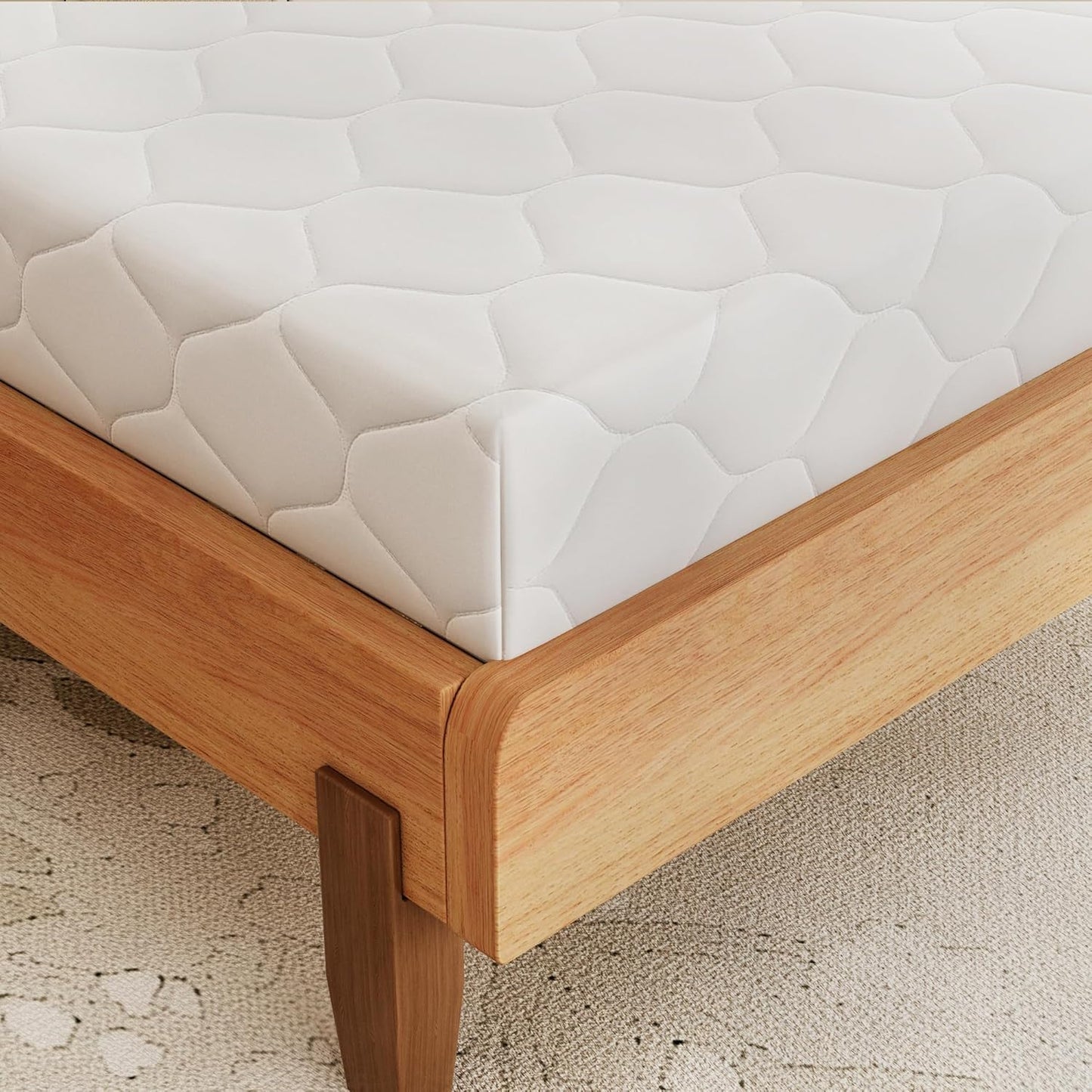 Skiennix 5-Inch Twin Size Memory Foam Mattress - Medium Firm Support, Pressure Relief, CertiPUR-US Certified