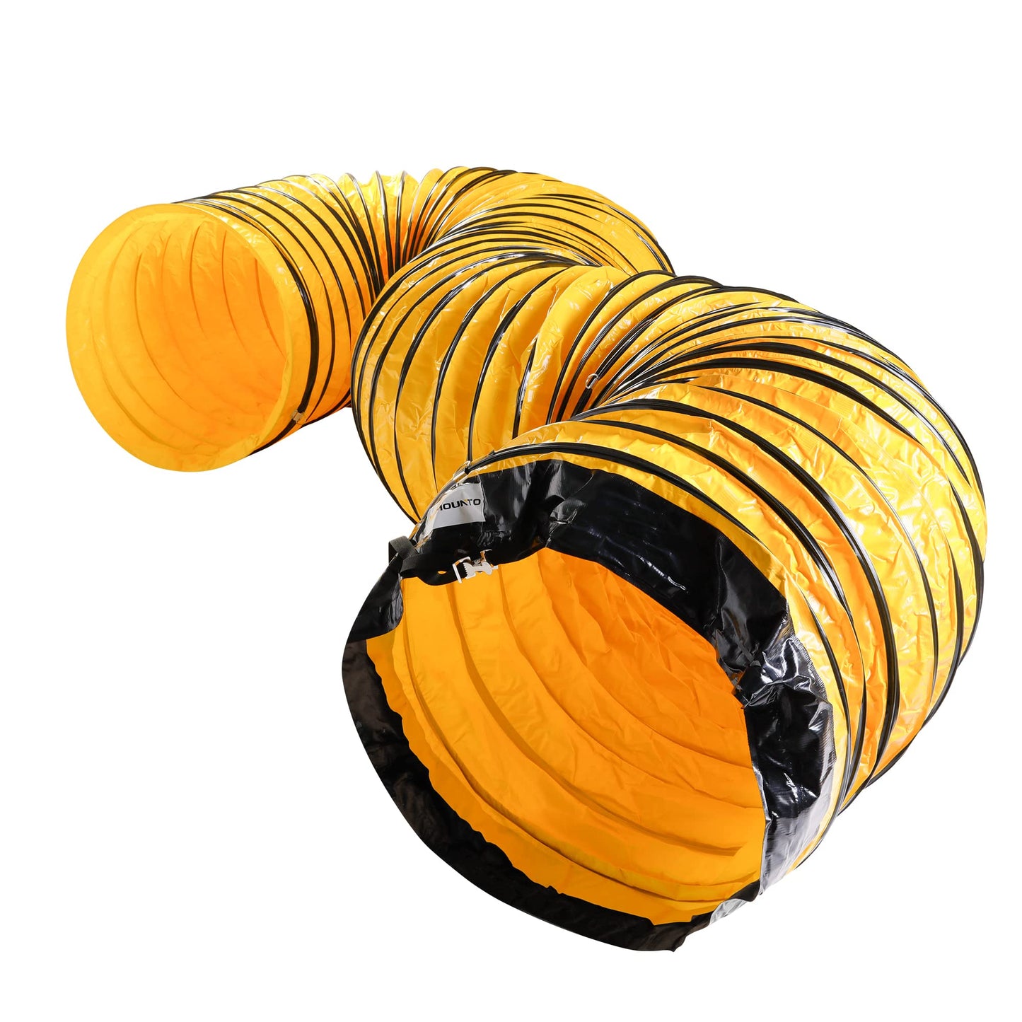MOUNTO 25FT PVC Flexible Duct Hosing for Exhaust Fan (30inch)