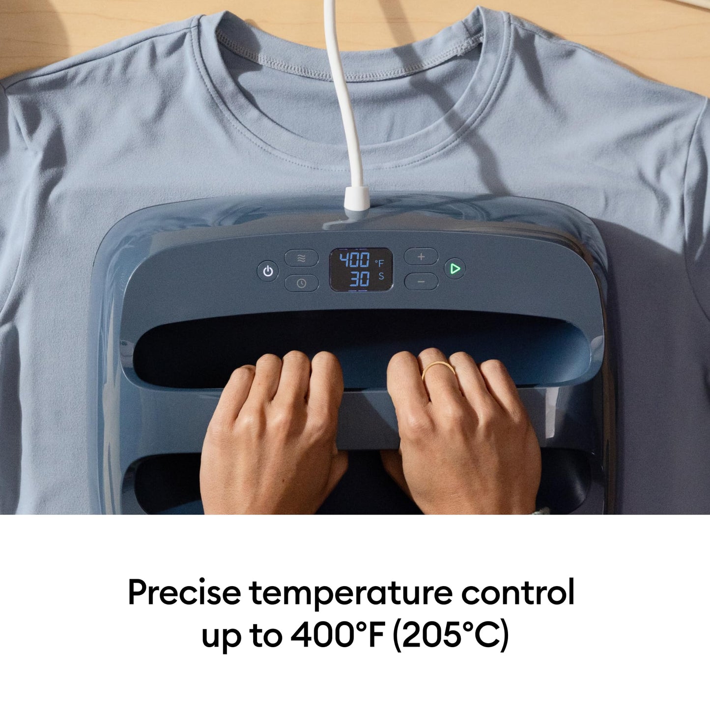 Cricut EasyPress 2 (SE) – 12 in x 10 in Heat Press + Cricut EasyPress Mat, 12 in x 12 in - Heat Transfer Machine for T-Shirts, Sweatshirts, Blankets, Pillows, & More - Easy to Use - Blue