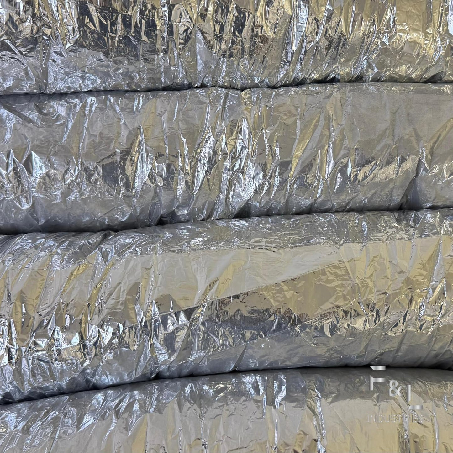 F&L Insulated Flexible HVAC Air Duct 8 10 12 14 Inch – Heavy Duty Flex Ducting for AC Heating Cooling Ventilation Systems, Residential & Commercial Use (14 in 25 FT)