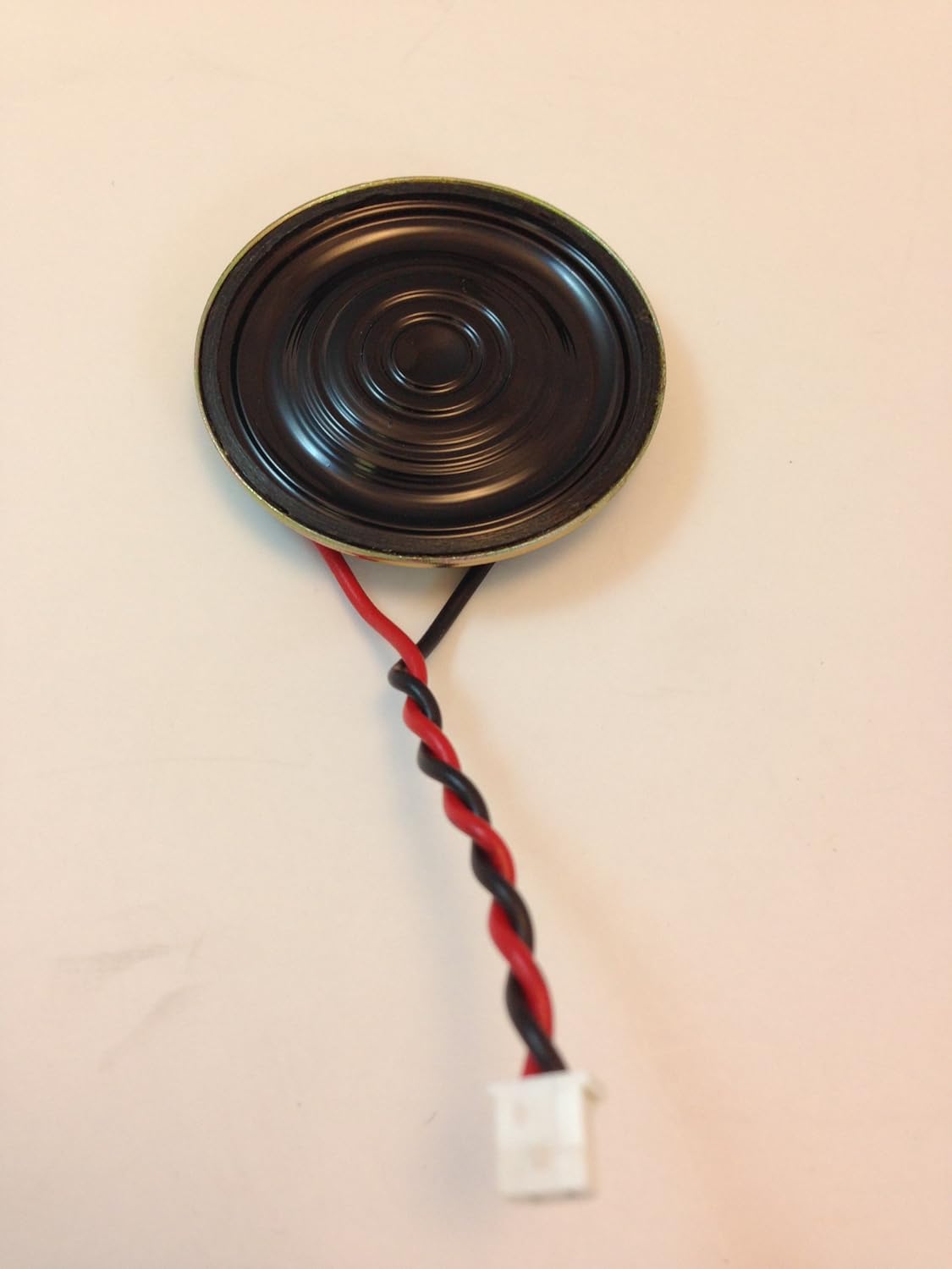 TCC Materials 40mm 0.25 8 TCC Speaker Ultra Slim Round W/Leads & Plug WATT @ OHMS