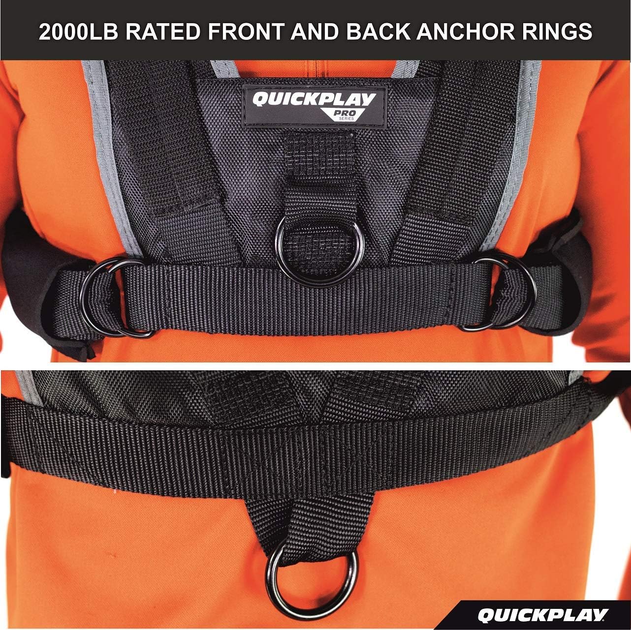 QUICKPLAY PRO Pulling Harness for Sled Resistance Training | Fitness Training Harness for Agility, Power & Endurance