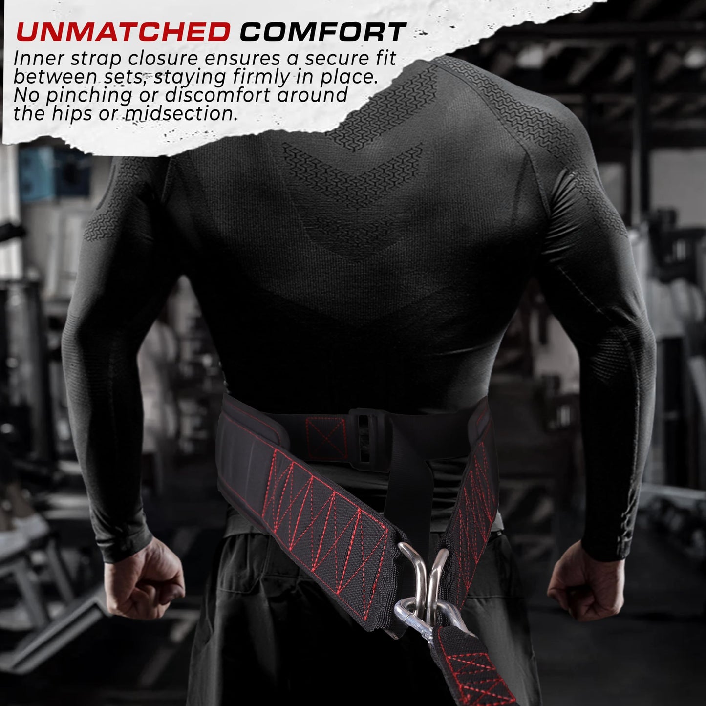 Sled Pulling Belt with Adjustable Closure, 2 Sled Pulling Straps & 4 Hooks – Ideal for Resistance Training, Strength, Agility, and Multi-Directional Pulling (Back, Front, Sides)