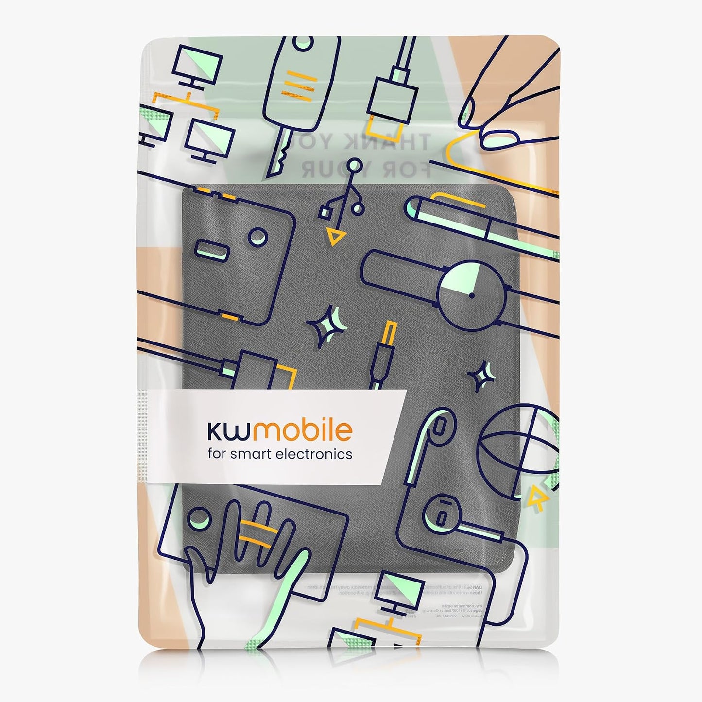 kwmobile Magnetic Closure Case for Pocketbook Era - Black