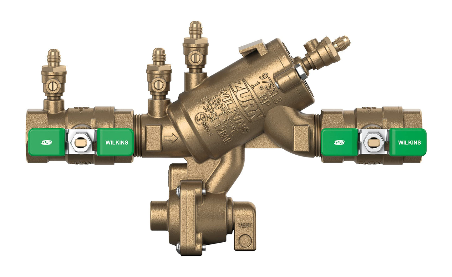 Zurn Wilkins 12-975XL3 1/2" 975XL3 Reduced Pressure Principle Backflow Preventer