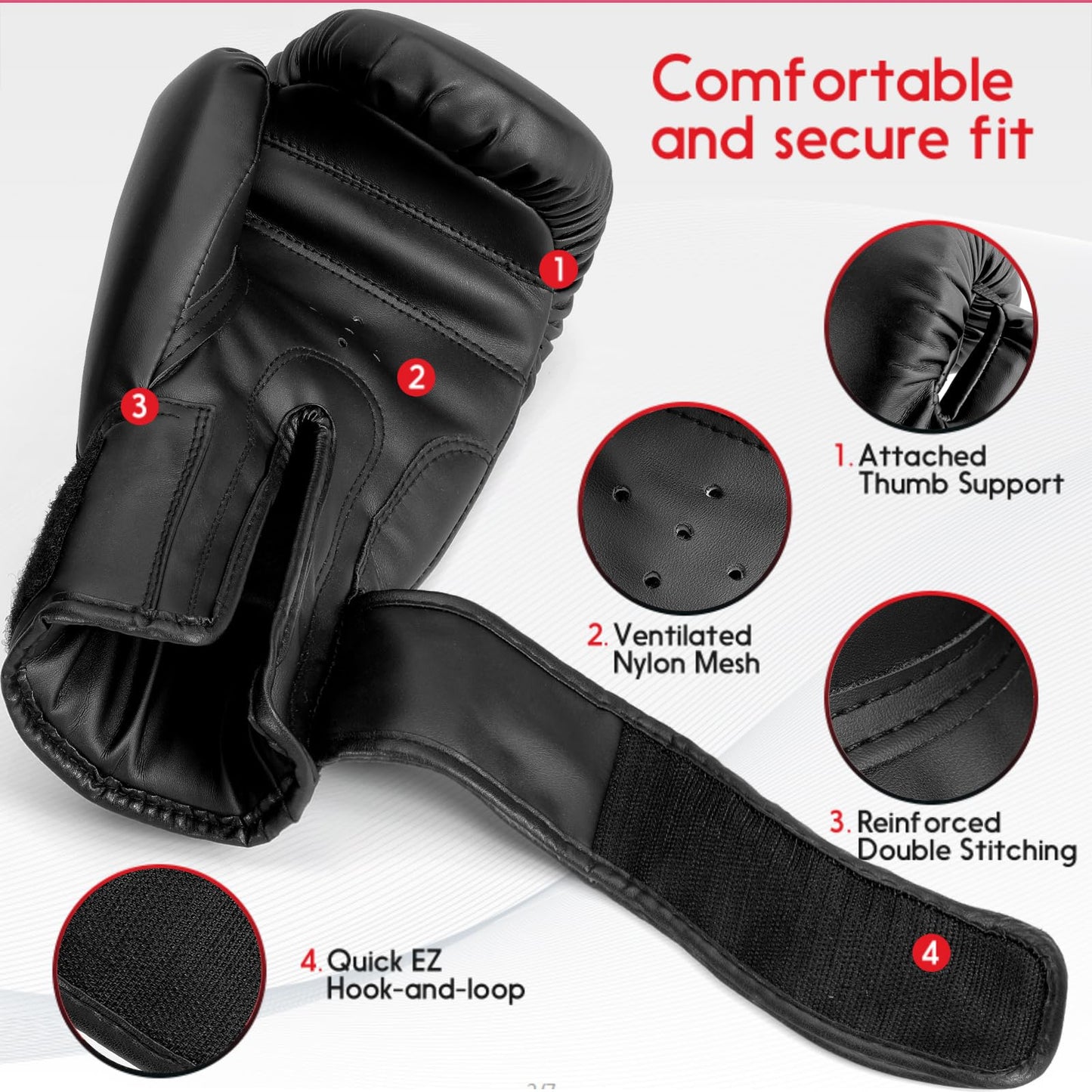 Kids Boxing Gloves for Boys and Girls,Youth Boxing Training Gloves for 3-15,Kids Sparring Boxing Gloves for Punching Bag, Kickboxing, Muay Thai, MMA