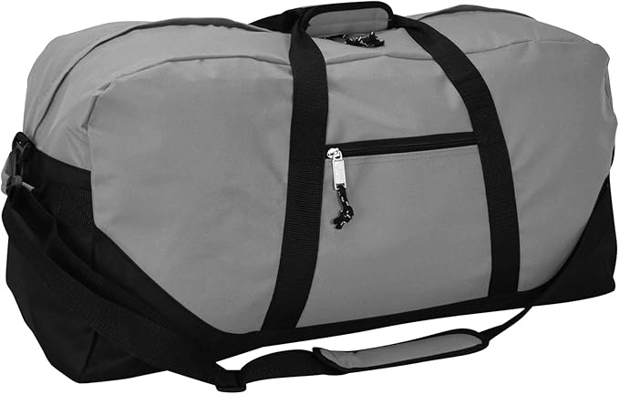 DALIX 25" Big Adventure Large Gym Sports Duffle Bag (Black Grey Navy Blue Red Camo)