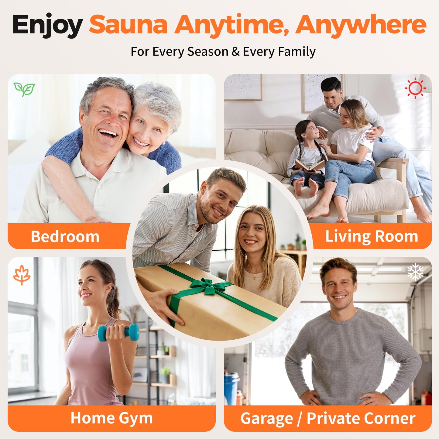 Sauna Box, 3L Portable Steam Sauna Tent for Home & Indoor Use, 1400w Personal Sauna Pod, Remote Control, Folding Chair, 15 Levels, 99-Min Timer,32" x 32" x 71"