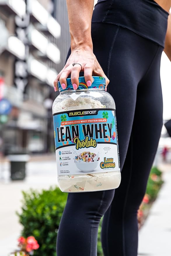 Musclesport Lean Whey Revolution??Protein Powder - Whey Protein Isolate - Low Calorie, Low Carb, Low Fat, Incredible Flavors - 25g Protein per Scoop (2lb, Lean Charms)