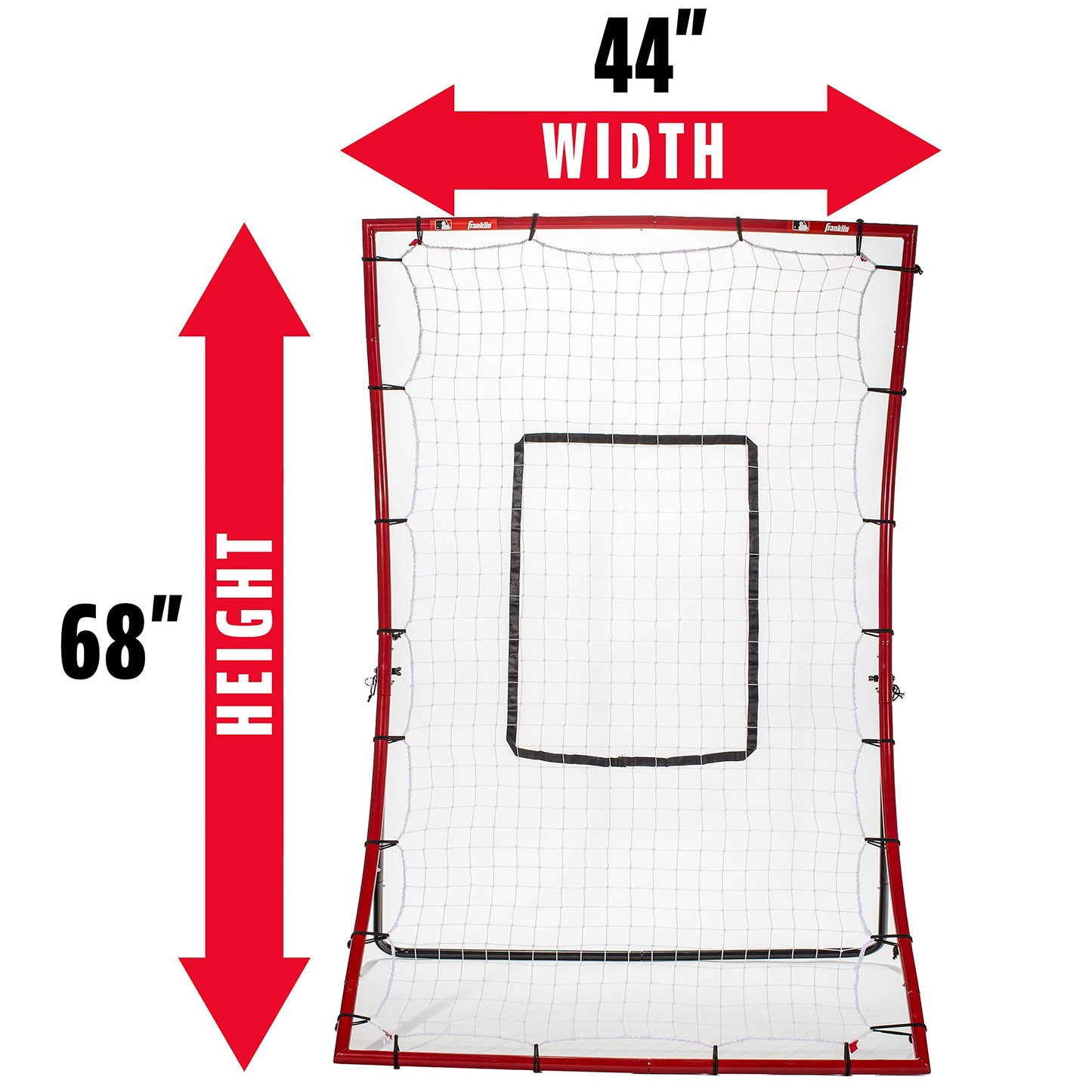 Franklin Sports MLB Flyback Multi-Position Pitch Return - 65" x 44"