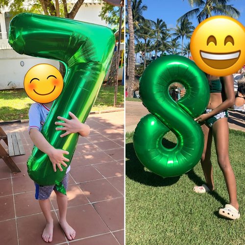 40 Inch Dark Green Number 8 Balloon | Perfect for 8th Birthday Parties, Weddings & Graduations