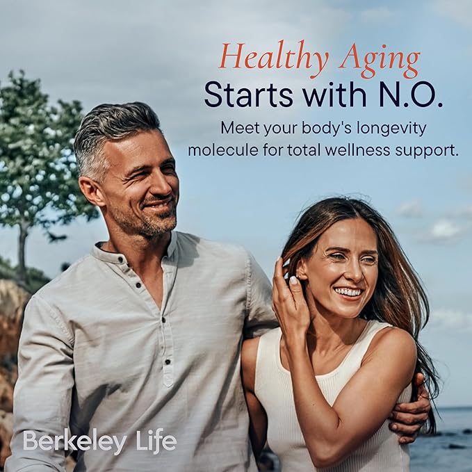 Berkely Life Prebiotic Nitrate Mint Chewing Gum - Sugar-Free Chewing Gum Supports Nitric Oxide Production for Healthy Blood Pressure & Oral Microbiome Health - 8-Piece