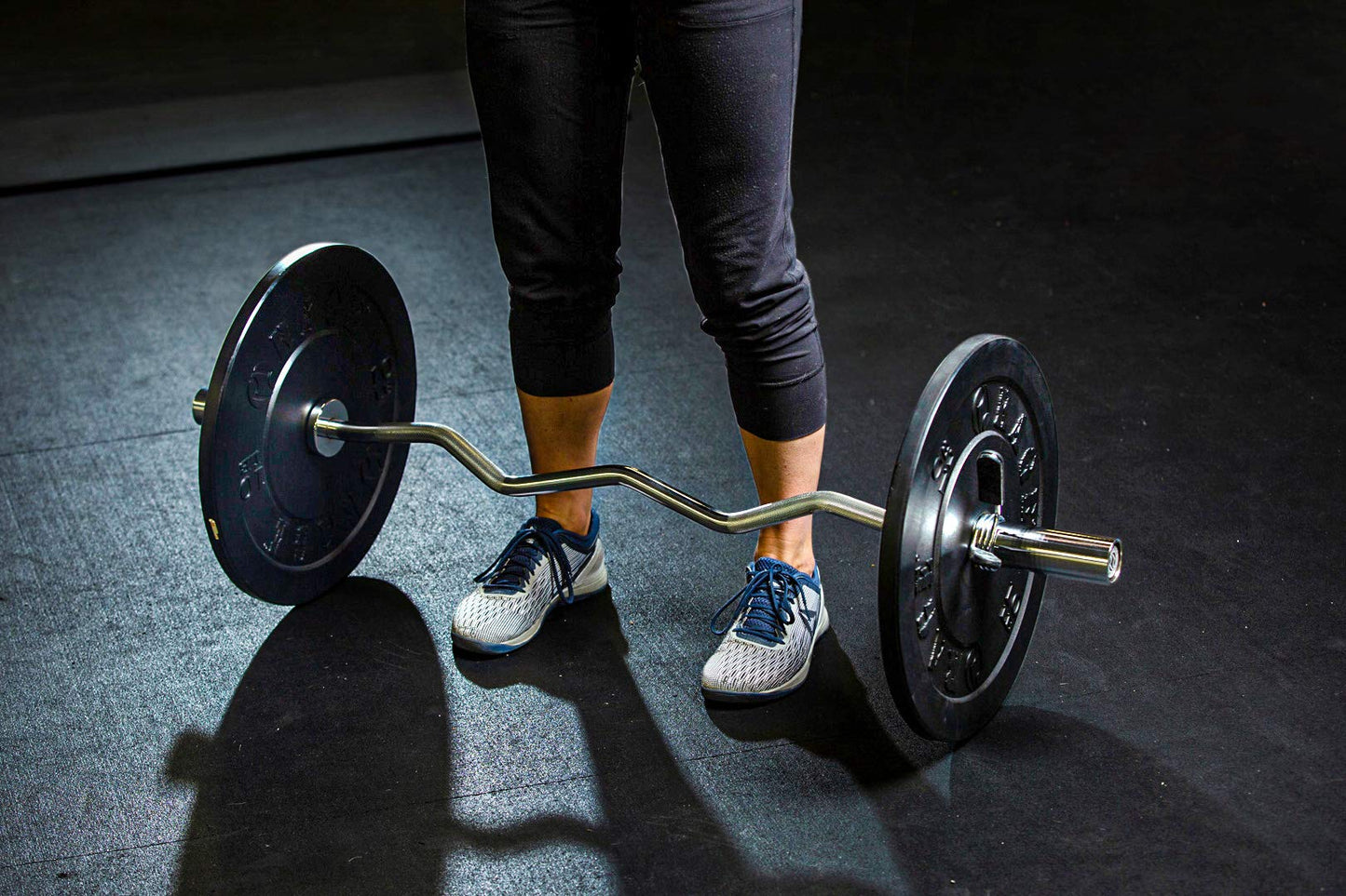 Rage Fitness EZ Curl Bar – 47 Inch, 2 inch | 17lbs Alloy Steel with Chrome Finish & Nylon Bushings EZ Bar with 400lbs Max Capacity – Home Gym Curling Bars for Weightlifting & Other Upper & Lower Body Movements