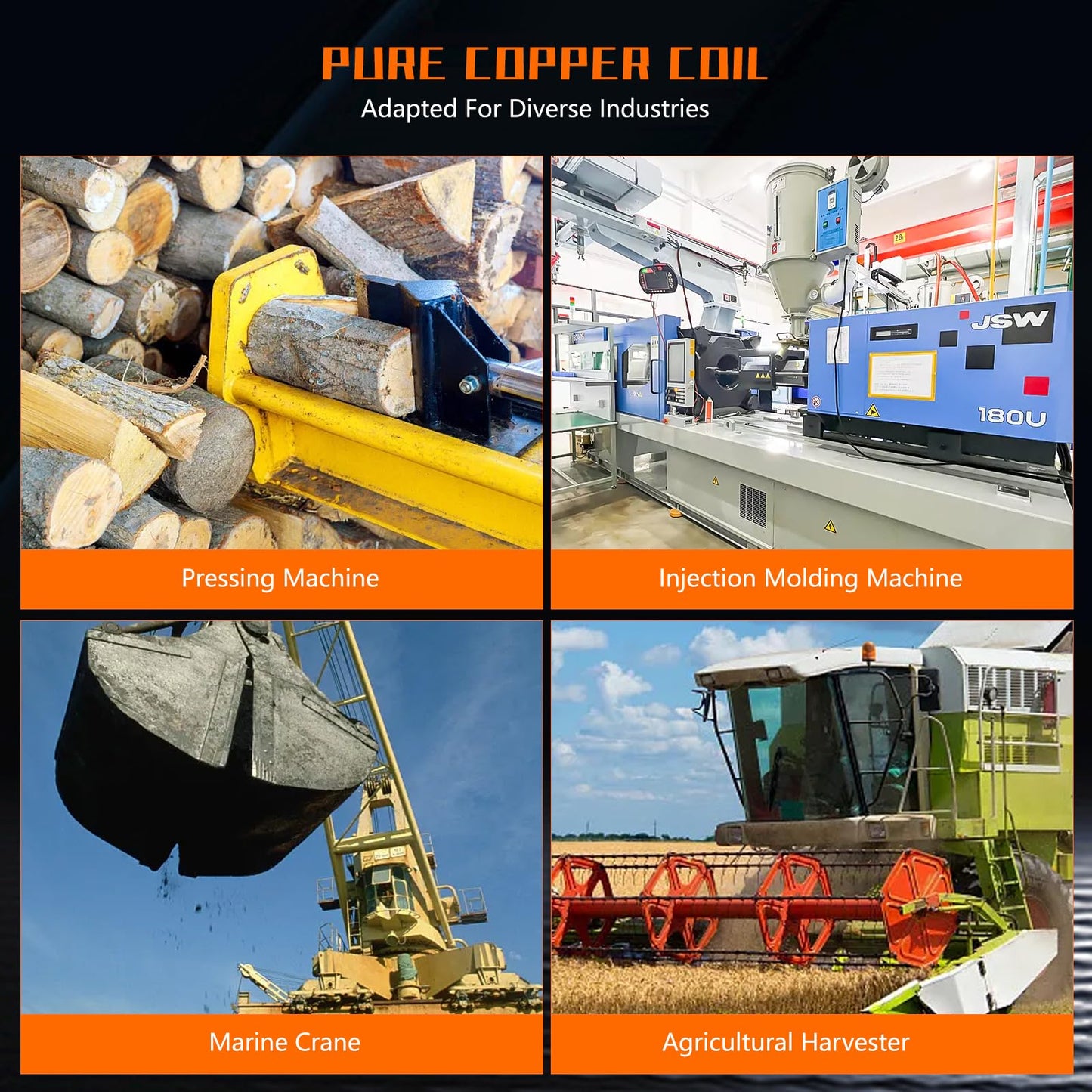 PumpShark 22 GPM, 2 Stage, Hydraulic Wood Log Splitter Pump, 3000 PSI, Aluminum HI/LO Gear Pump, 3600 RPM, 5/8" Shaft