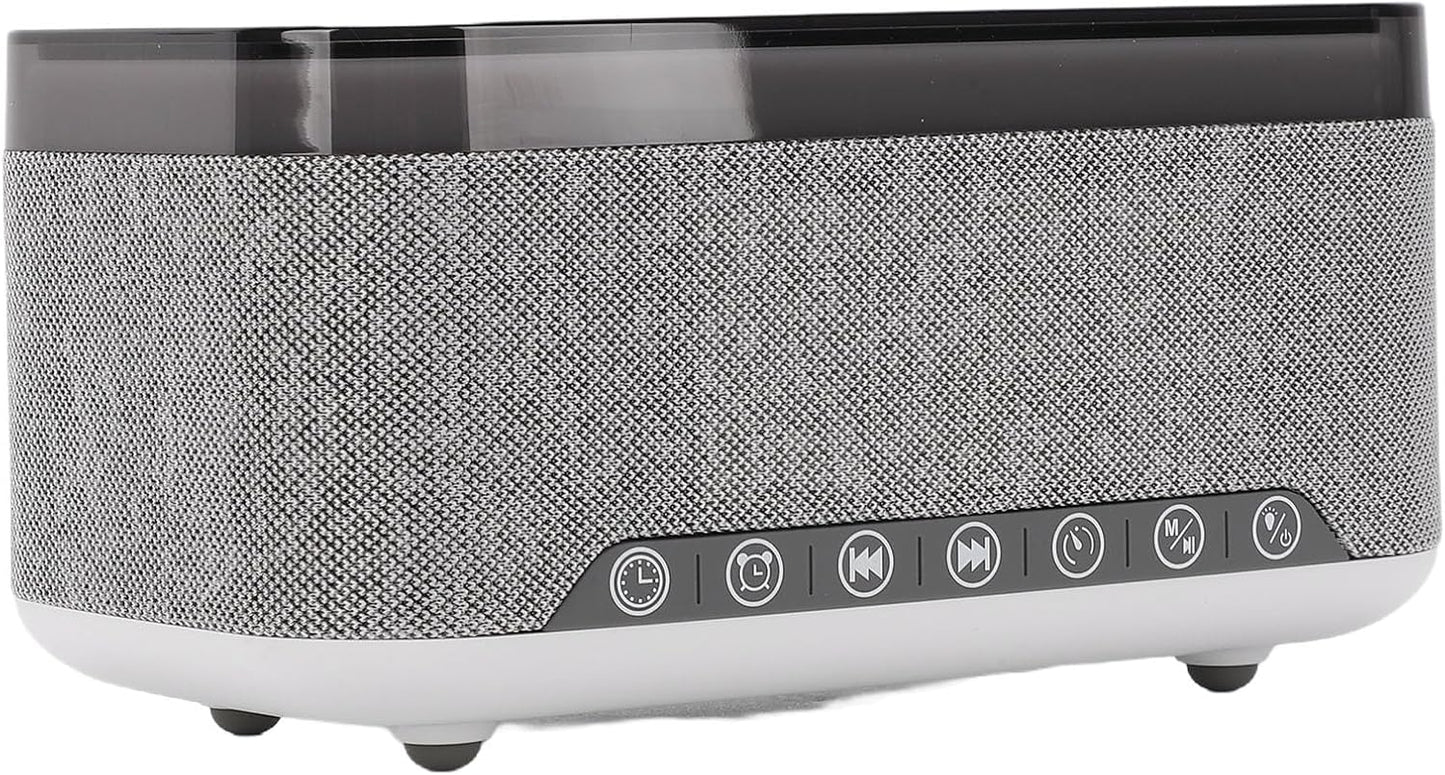 YUEHISY Bluetooth Speaker with Wireless Charging, Multifunctional Wireless Speaker, White Noise Sound Machine with LED