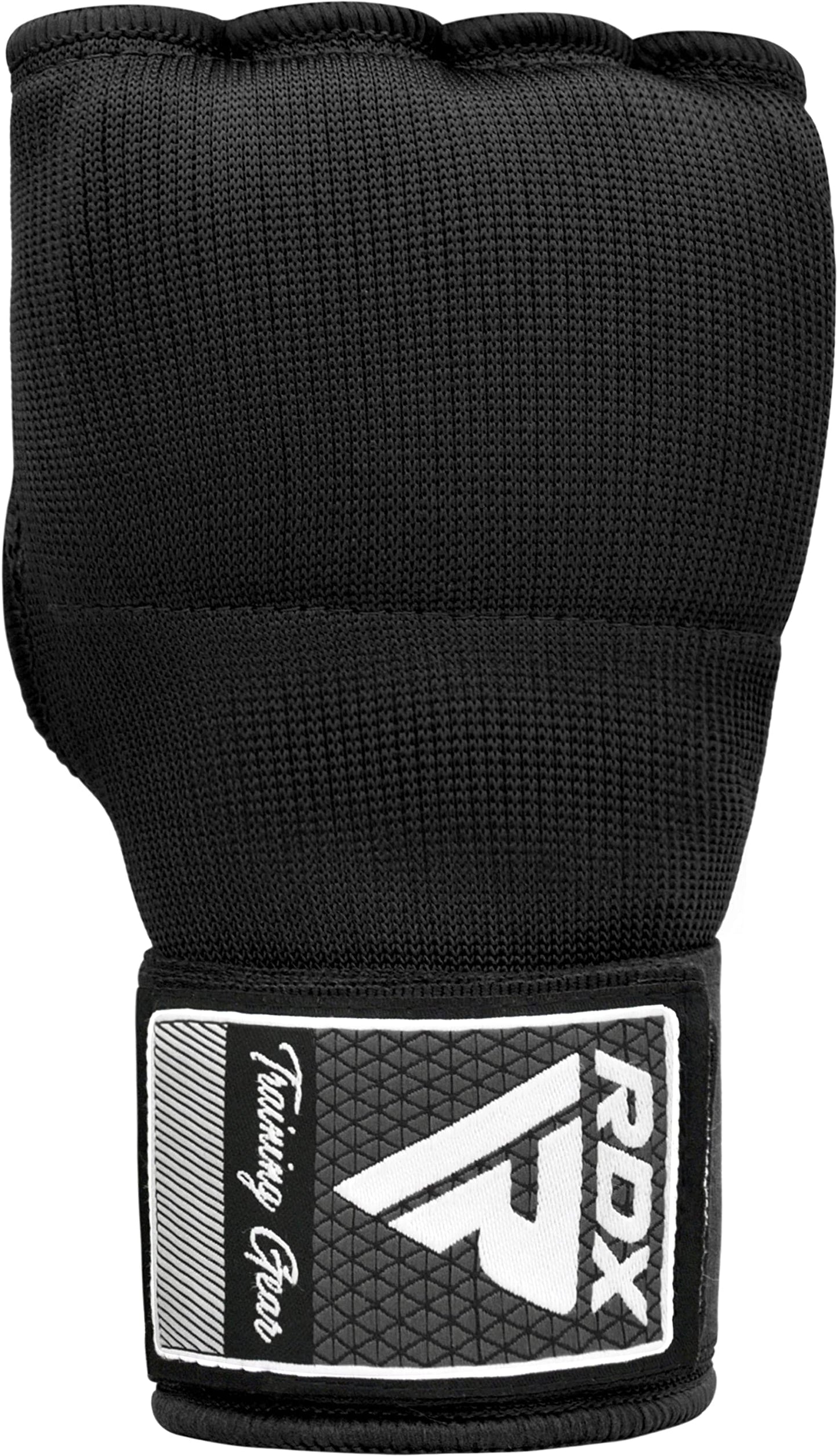 RDX Training Boxing Inner Gloves Hand Wraps MMA Fist Protector Bandages Mitts,Black,Large