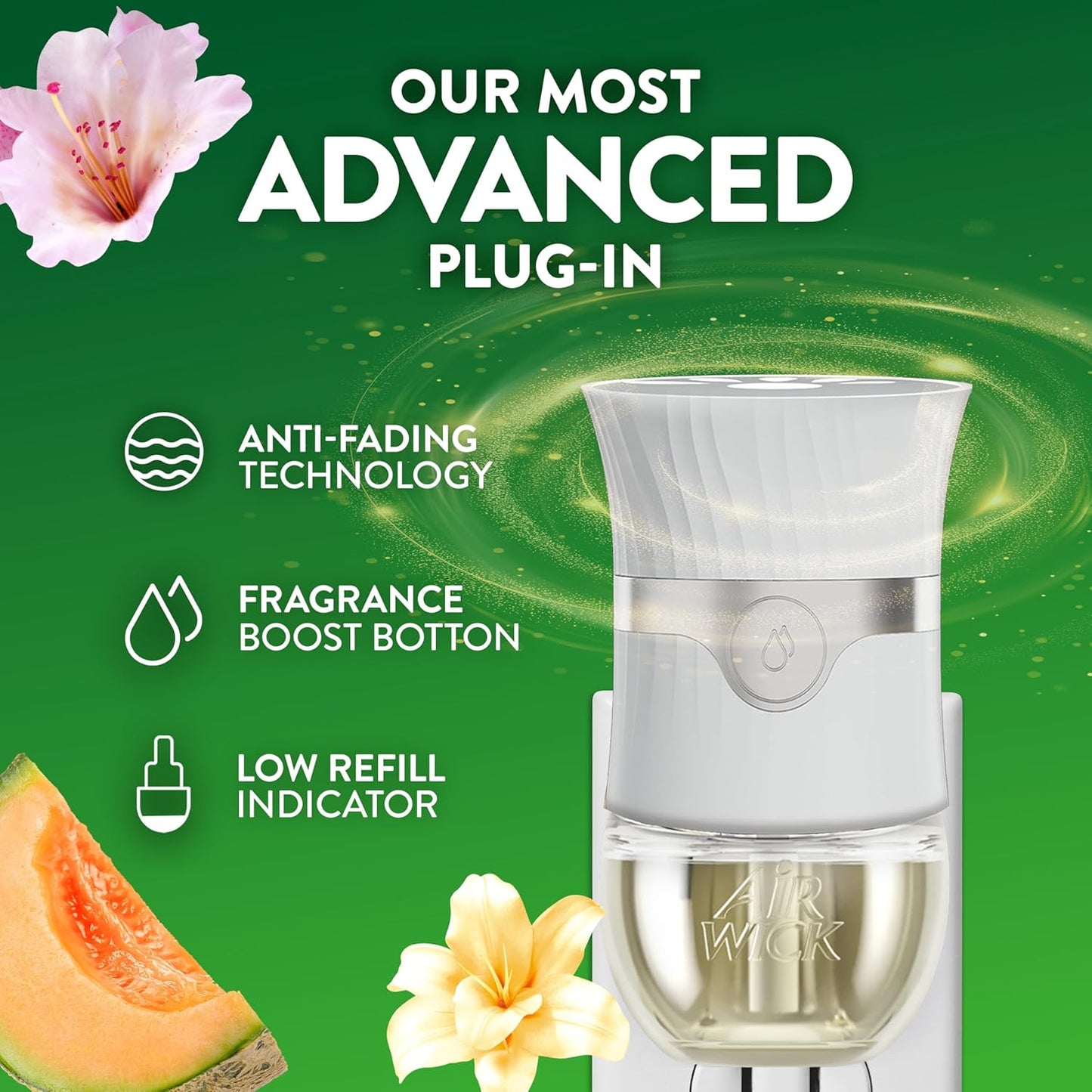 Air Wick Scented Oil Refill - Summer Delights | 10ct Eco-Friendly Air Freshener