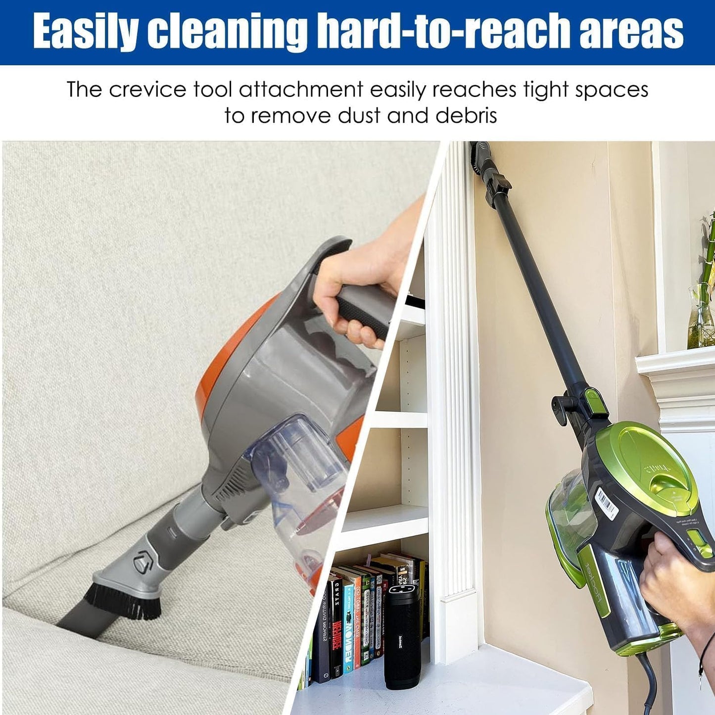 Alrens 7Pcs Vacuum Attachments for Shark Rotator NV752 NV751 NV650 NV680 NV800 and Rocket HV300 HV320 Vacuum Cleaner, 2 in 1 Crevice Tool & Vacuum Brush Attachment & Accessories