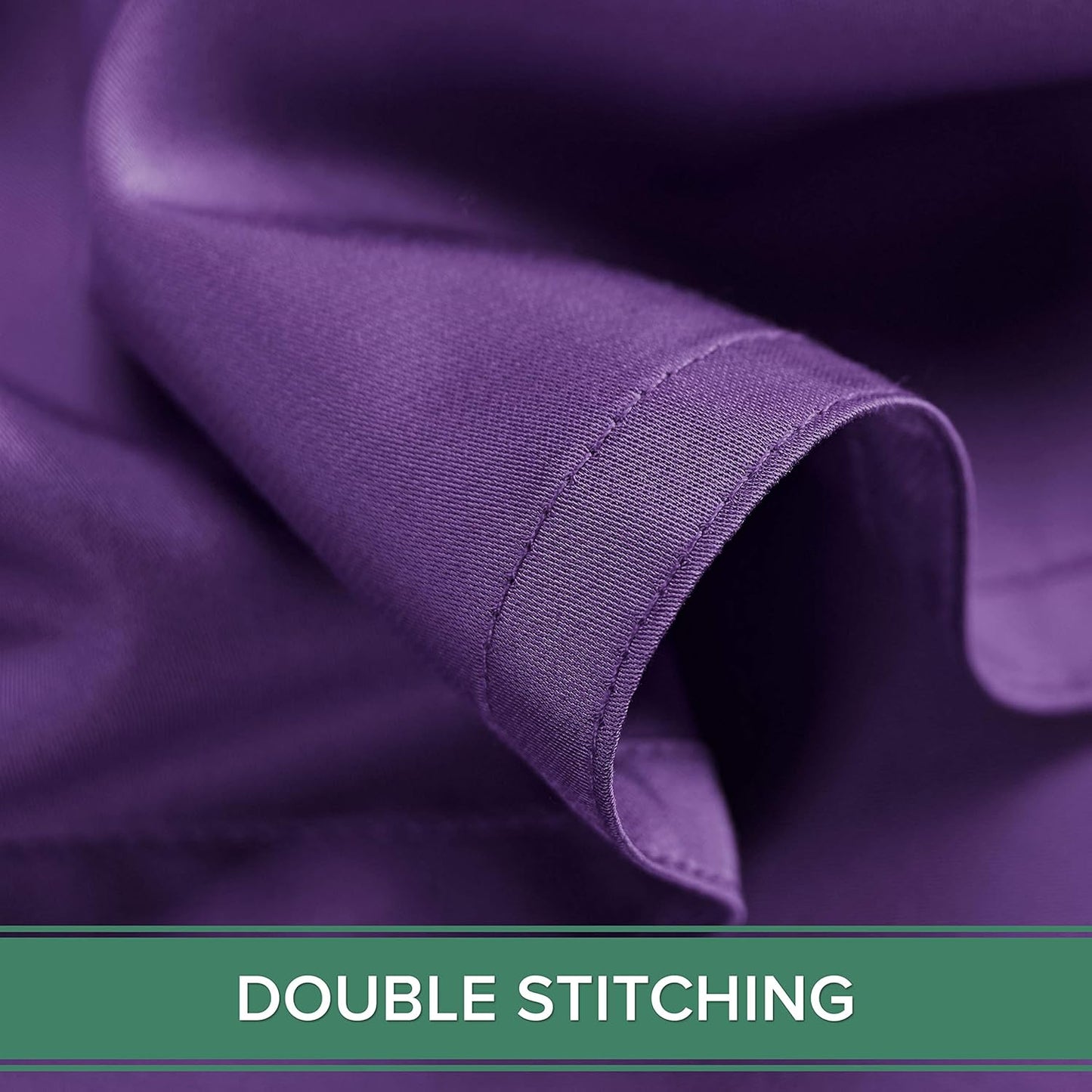 Pure Bamboo King Sheets - Luxuriously Soft & Cooling 100% Organic Viscose Bed Sheet Set | King Size, Purple