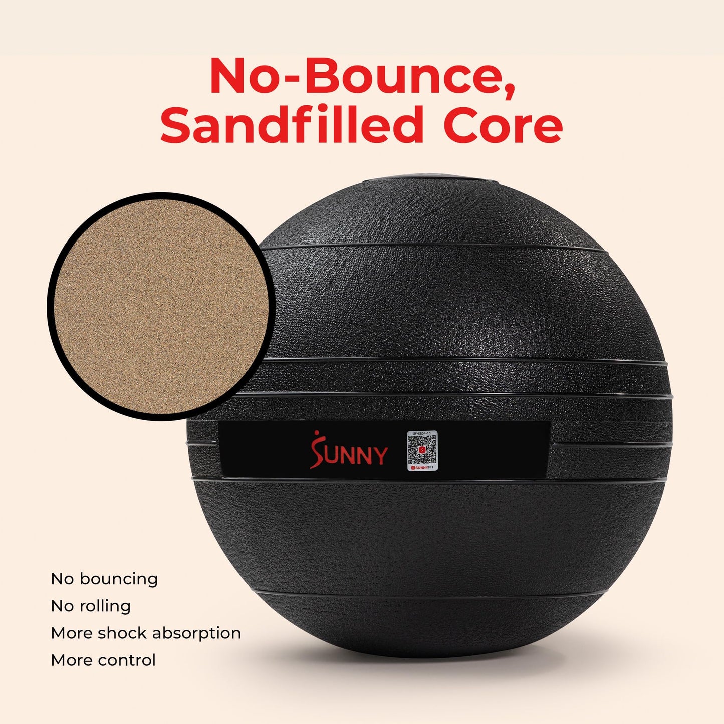Sunny Health & Fitness Slam Ball 40LBS - SF-EB04-40