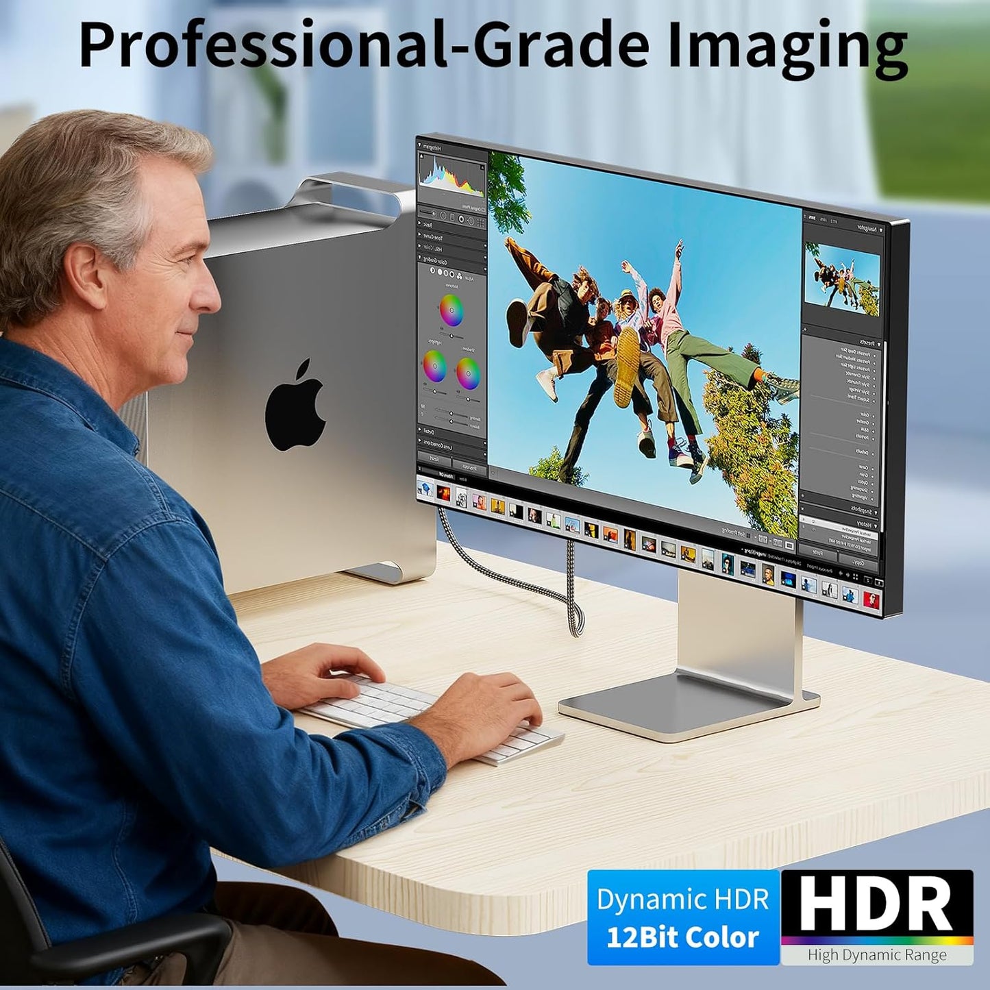 TagBreet 8K 6 8K@60Hz, 4K@240Hz, 2K@240HZ 1.4 2.1 DisplayPort to HDMI Cable ft, Nylon Braided, Unidirectional